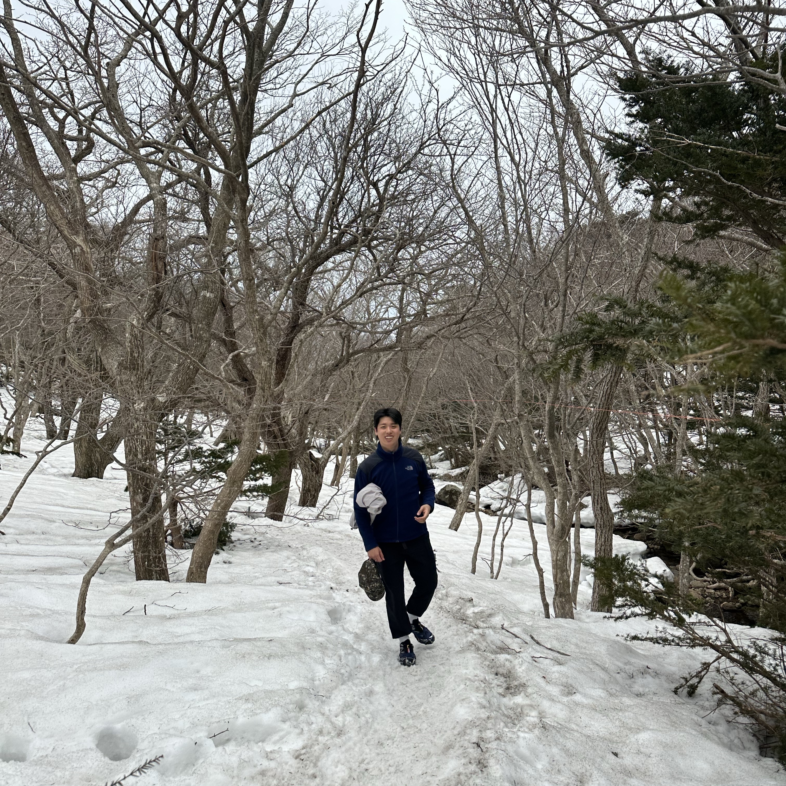 NOMANUAL Penon Wind Shell Warm Gray, Salomon XT-6 GTX Black Silver 착용 스타일 - 3