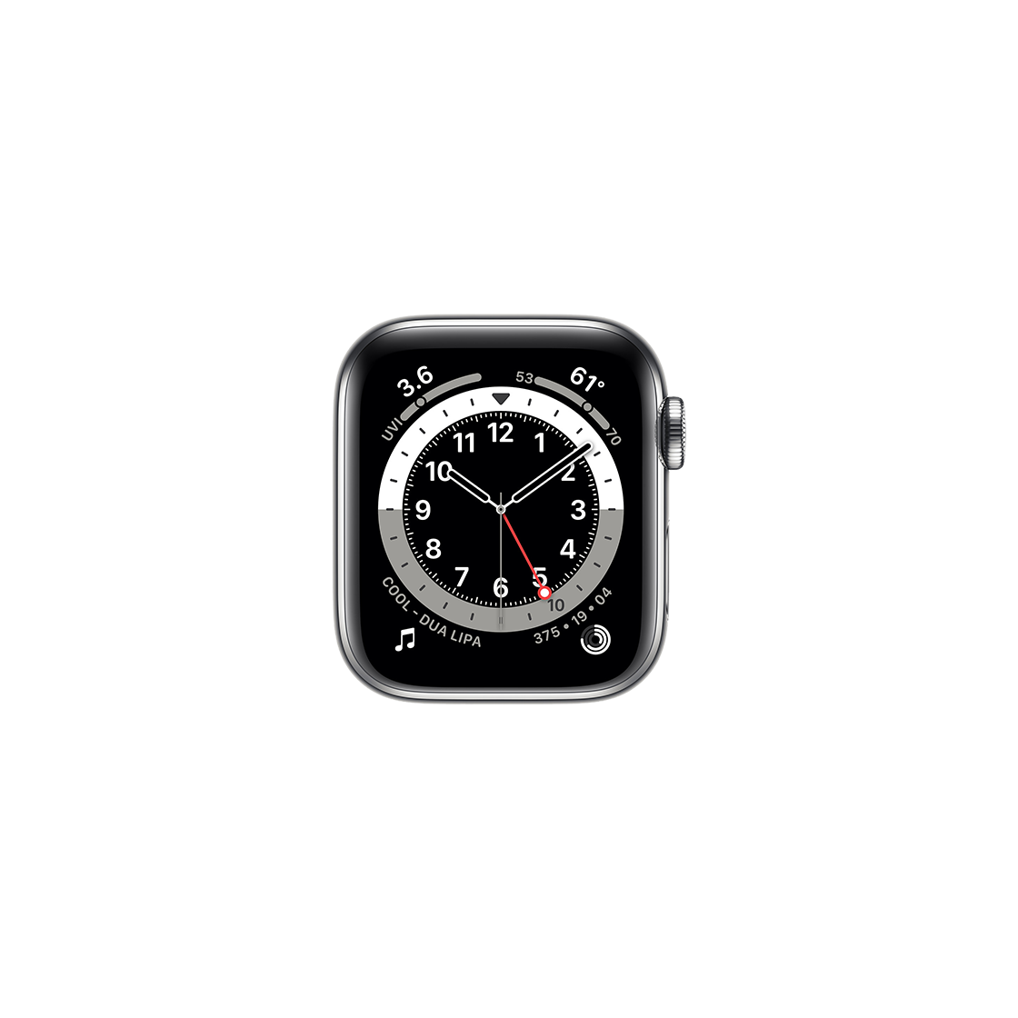 [B등급] 리퍼비시 애플워치 6 40mm 셀룰러 실버 스테인리스 스틸 케이스([B등급] Refurbished Apple Watch Series 6 40mm Cellular Silver Stainless Steel Case)