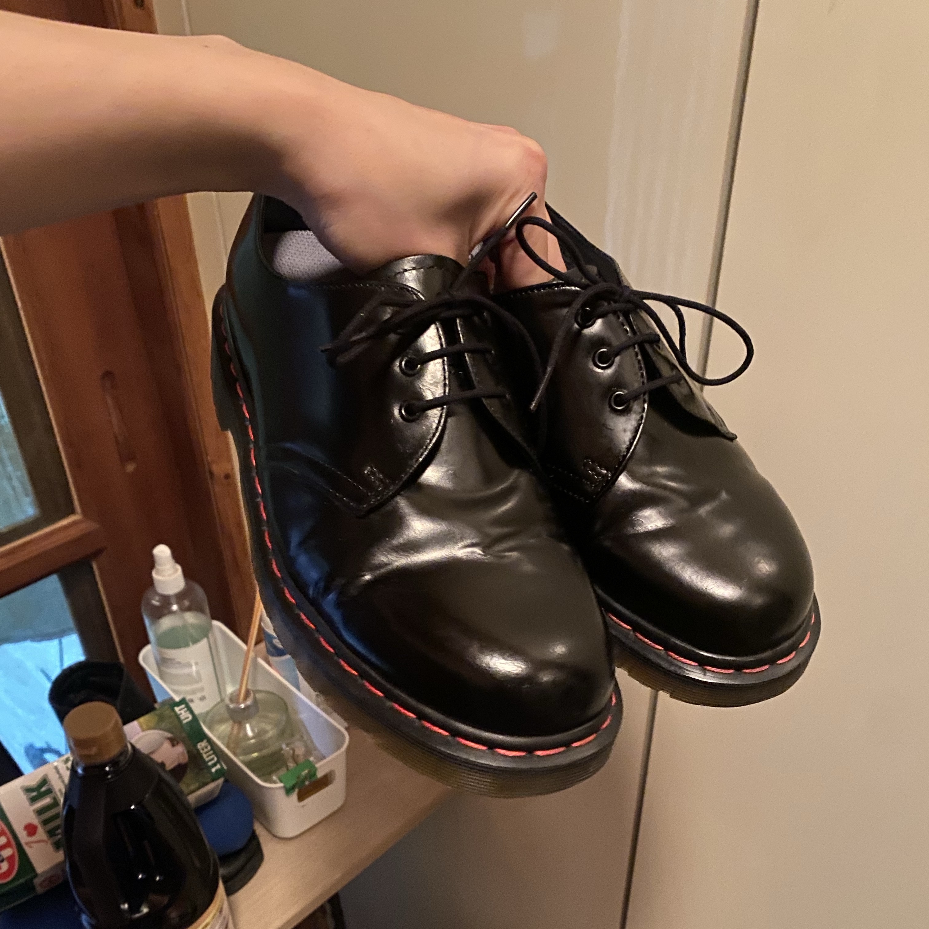 Dr. Martens 1461 Smooth Black 착용 스타일 - 2
