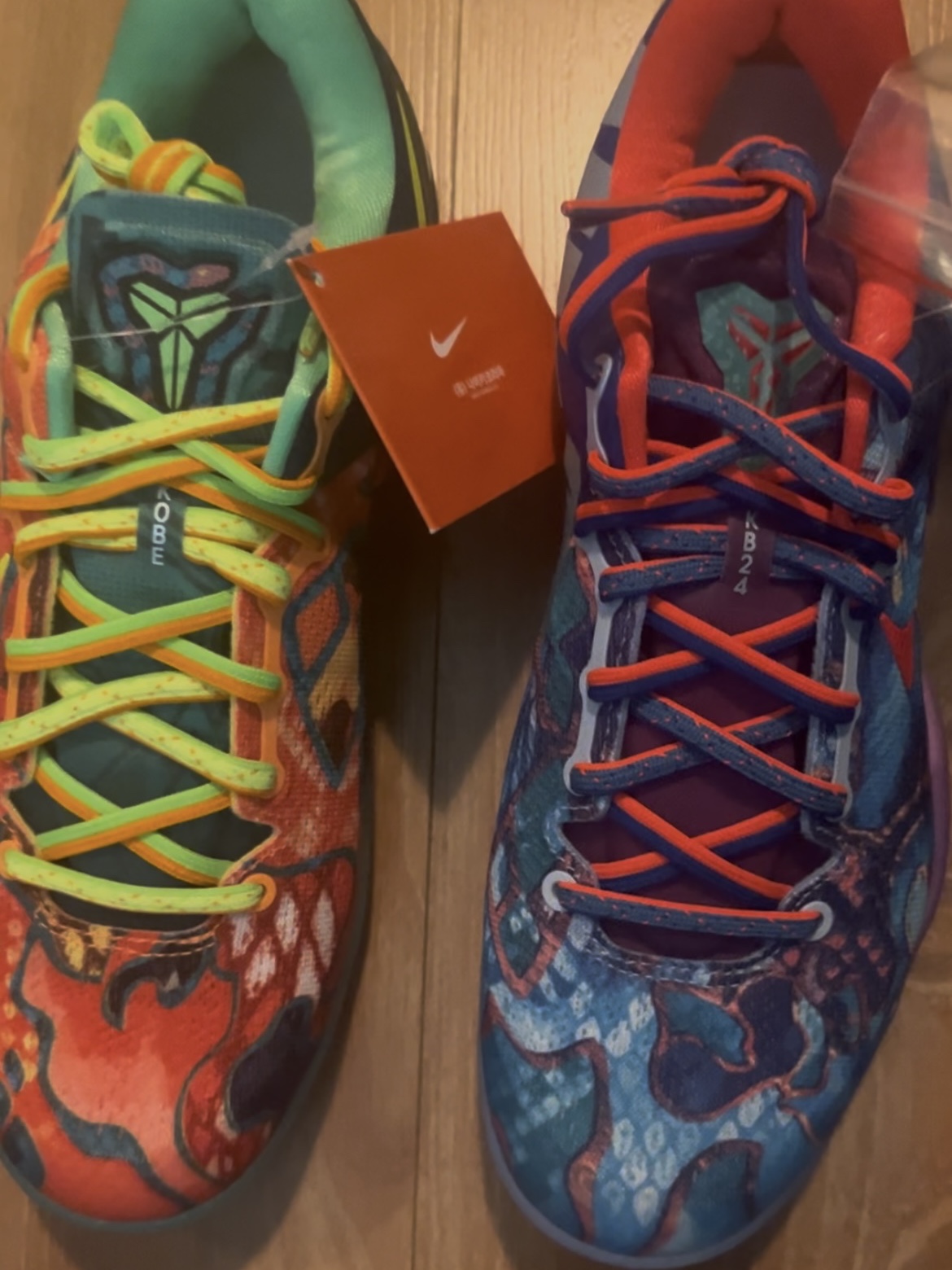 Nike Kobe 8 Protro What the Kobe, (GS) Nike Kobe 8 Protro What the Kobe 착용 스타일 - 2