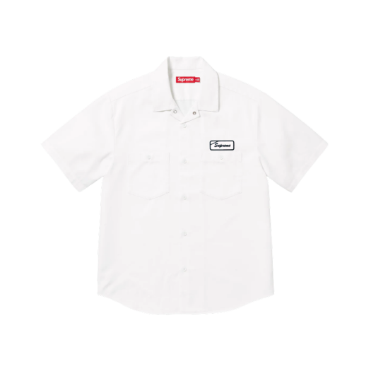 Supreme Bitch S/S Work Shirt White - 25SS