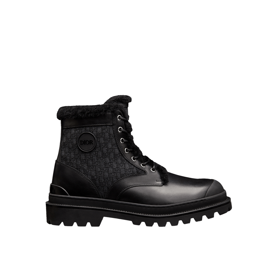 3BO257ZRP-H969 Dior Explorer Ankle Boot Black
