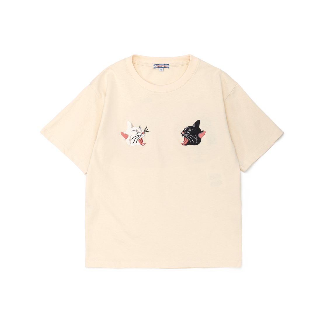 2011WOW Houston Japan Embroidery Tee Cat Off White 2011W