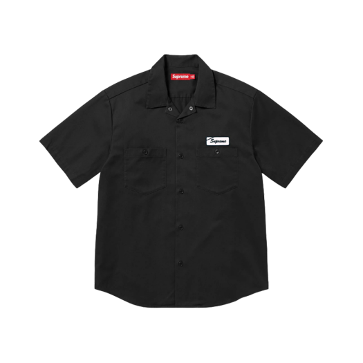 Supreme Bitch S/S Work Shirt Black - 25SS