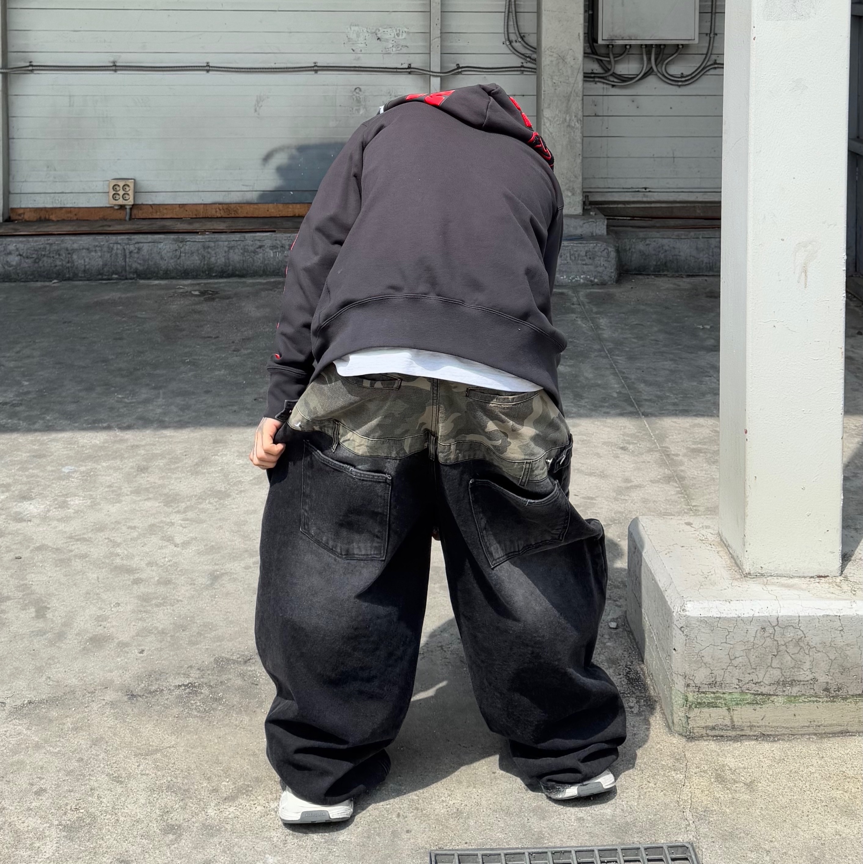 Adidas x BAPE Ultimate Shark Hoodie Black - KR Sizing, Adidas x BAPE Ultimate Shark Hoodie Black - US Sizing 착용 스타일 - 6