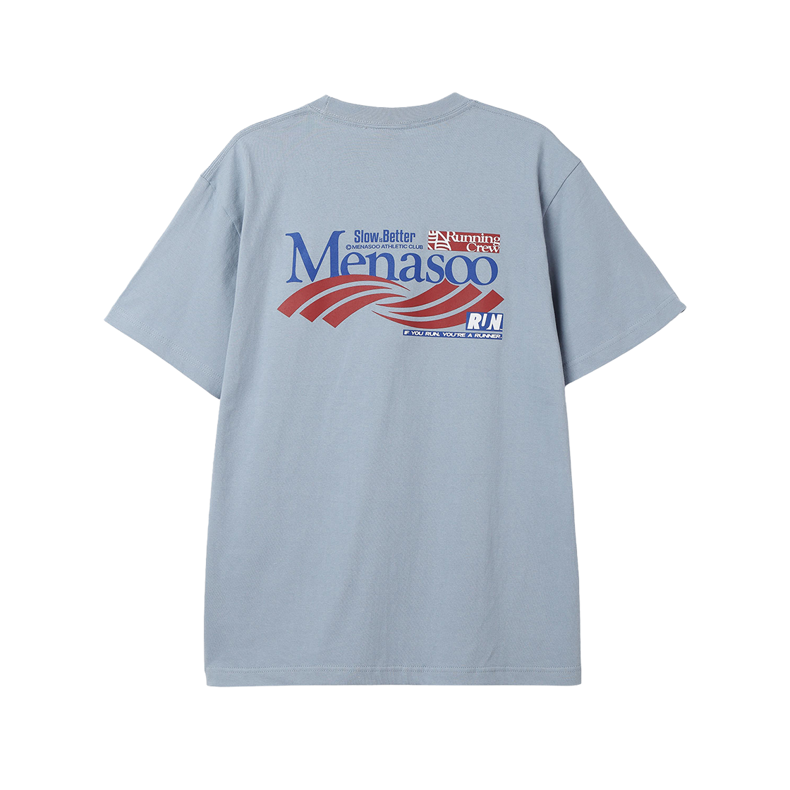 SST-TW-GRP-SBL Menasoo Twist Track T Shirt Skyblue