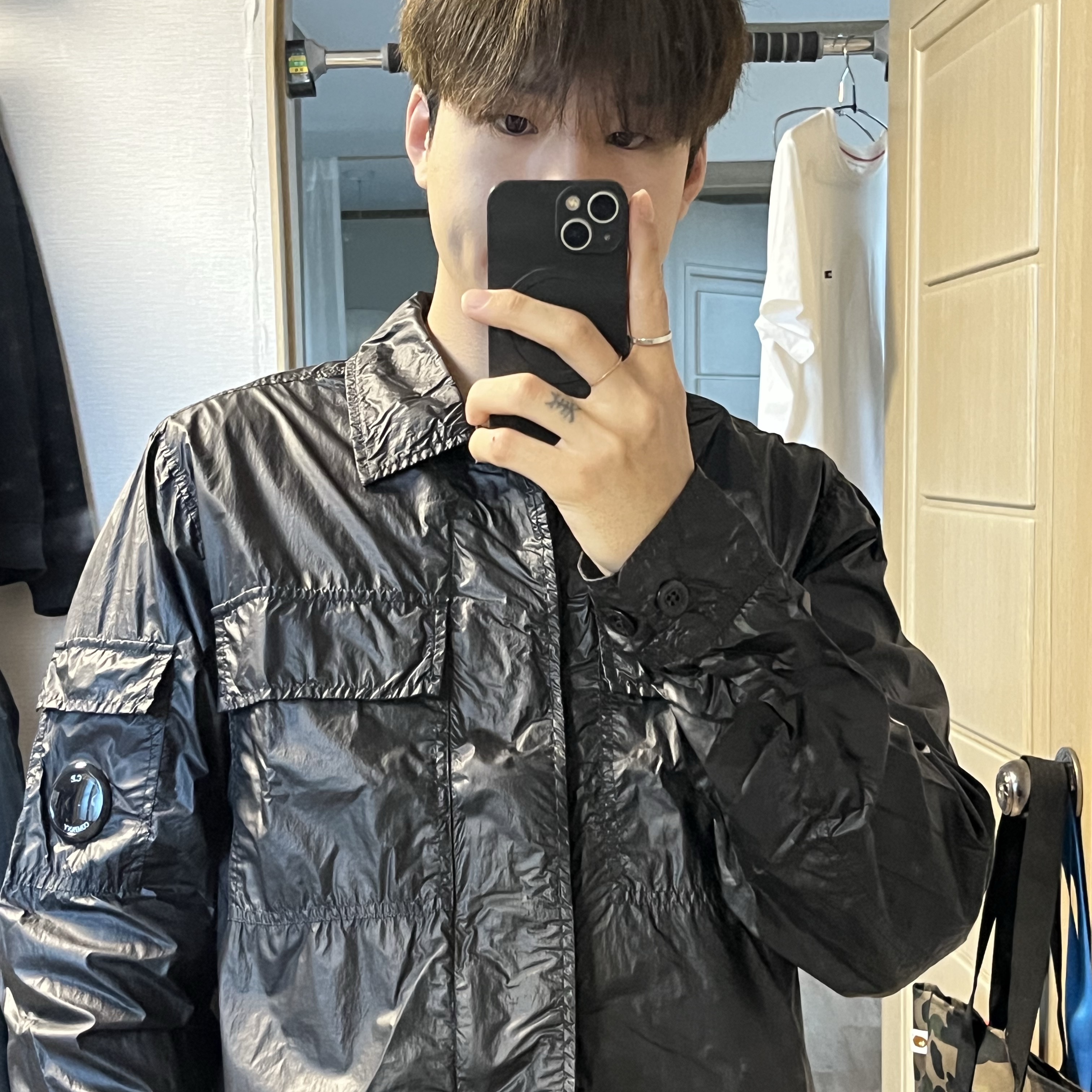 C.P. Company CS II Medium Jacket Black - 25SS 착용 스타일 - 1
