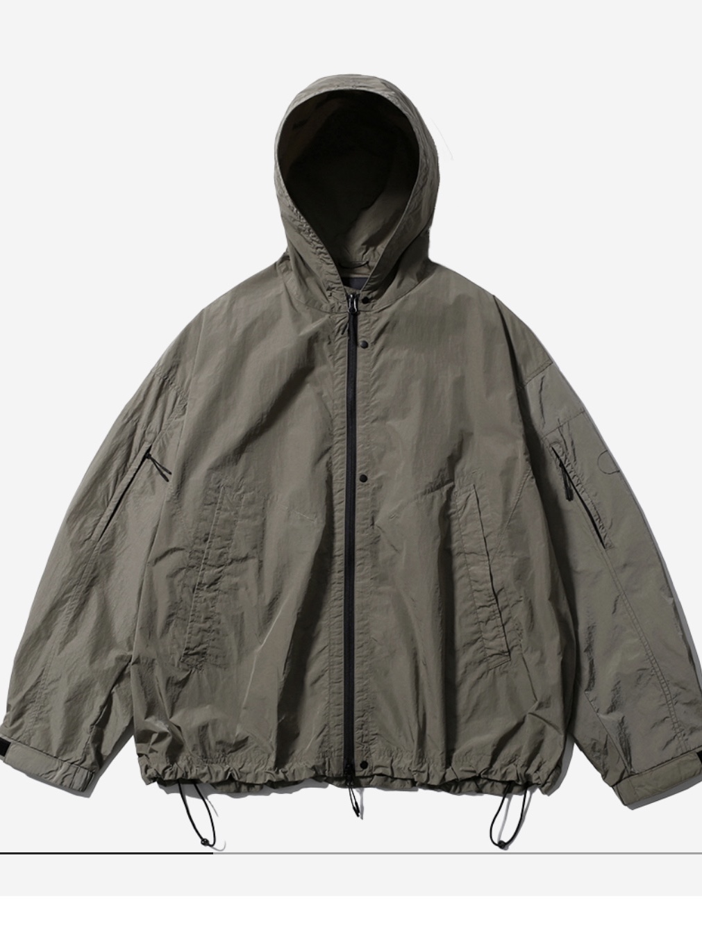 moif x inapsquare City Dweller Parka Sand 착용 스타일 - 6