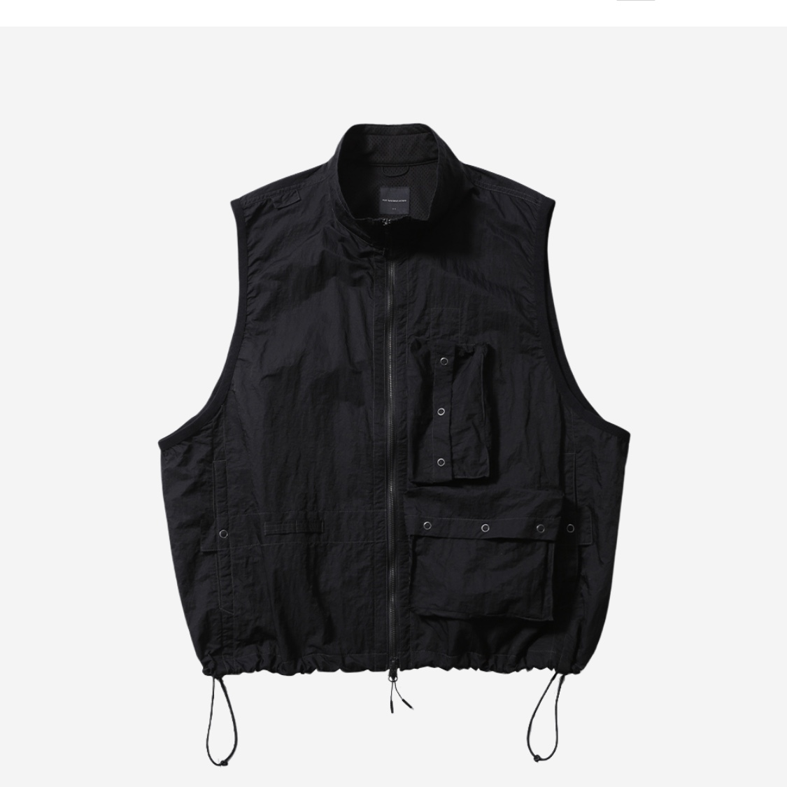 Nike x Drake Nocta Nylon Track Jacket Black (FN7666-010), [SS25] moif Multi Device Vest Black 착용 스타일 - 2