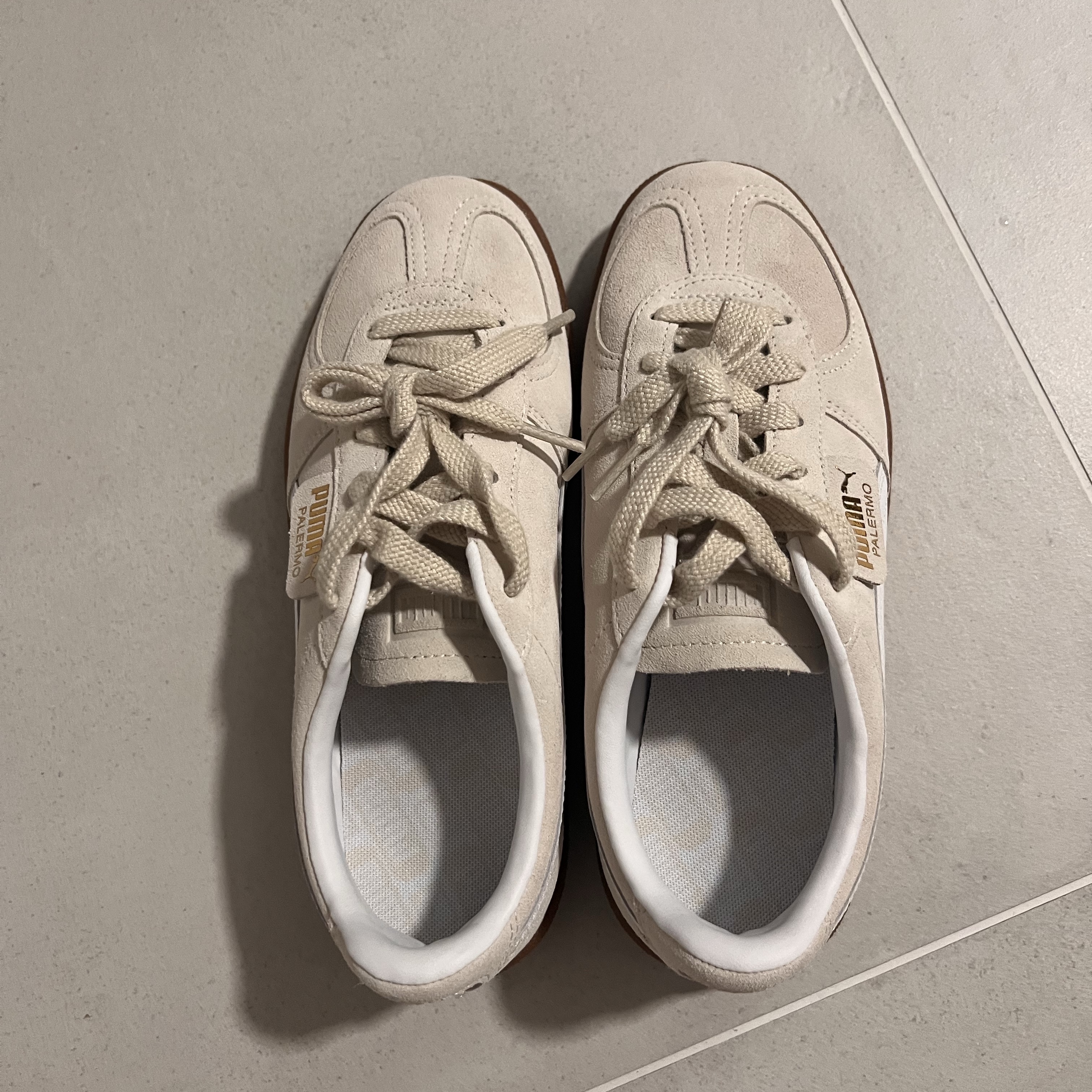 Puma Palermo Alpine Snow White 착용 스타일 - 3