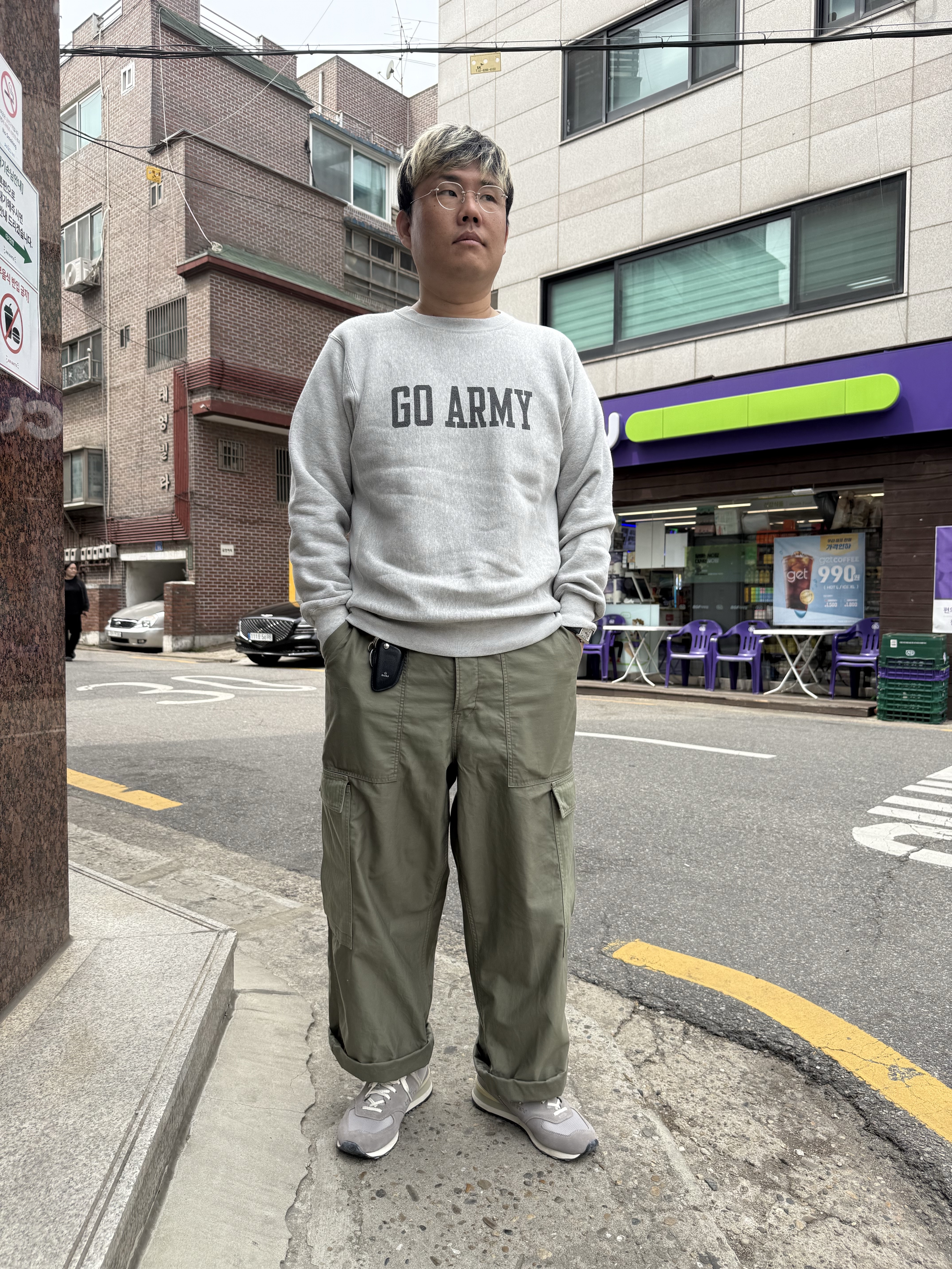뉴발란스 574 그레이 데이 착용 스타일 - 2