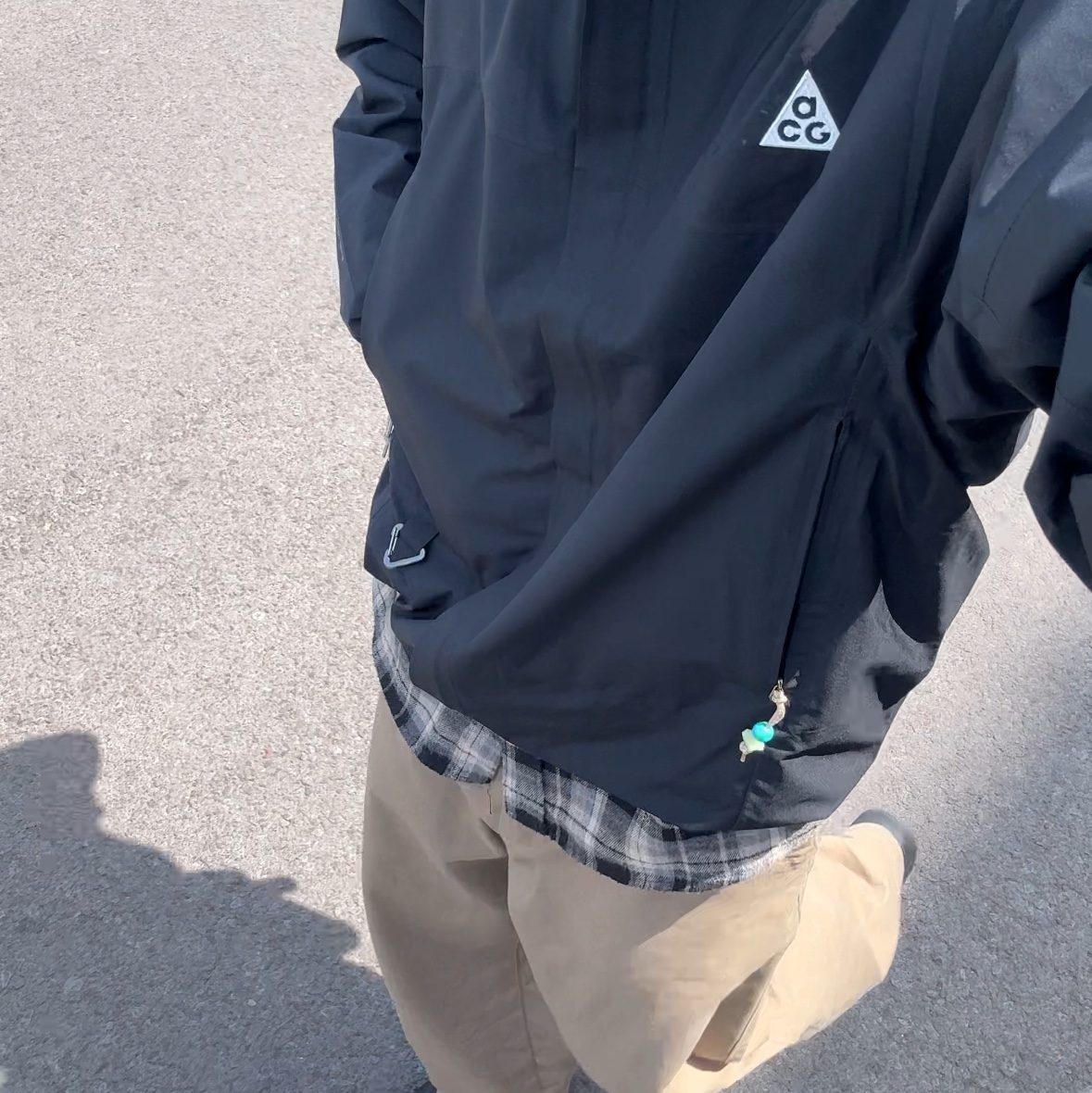 Nike ACG Storm-Fit ADV Cascade Rains Full Zip Jacket Black - Asia 착용 스타일 - 3