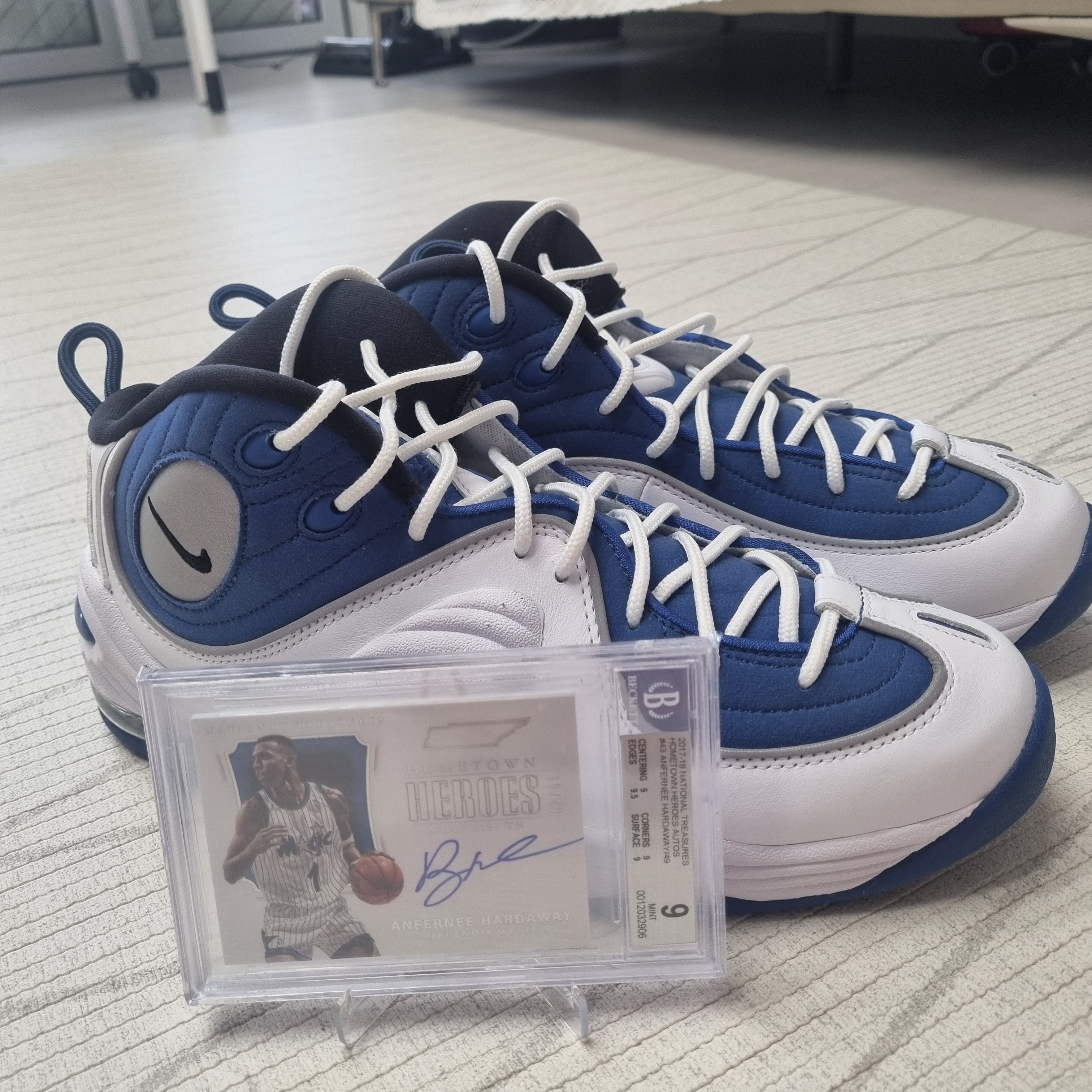 Nike Air Penny II Atlantic Blue 착용 스타일
