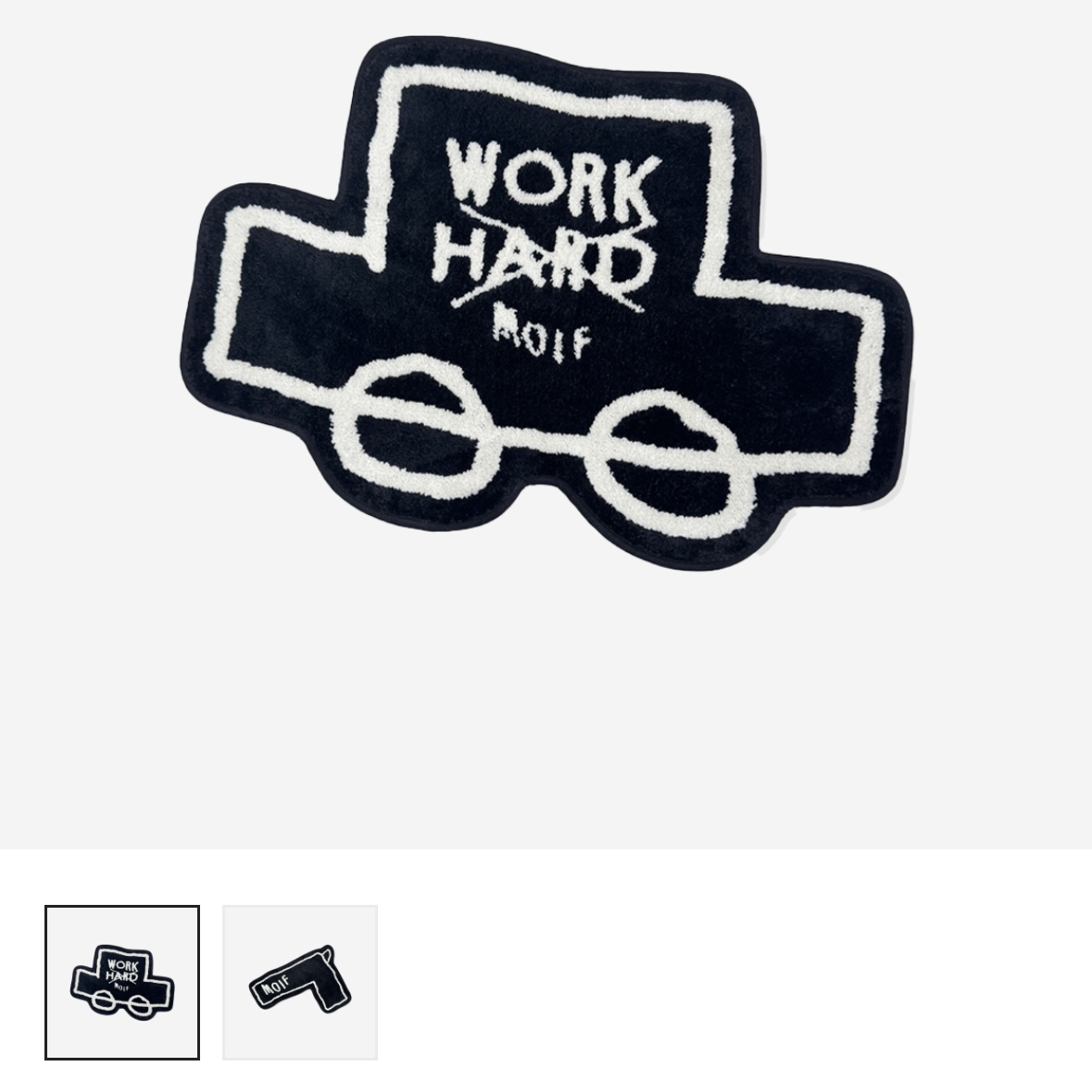 moif x inapsquare Jacquard Foot Mat Sedan 착용 스타일 - 1