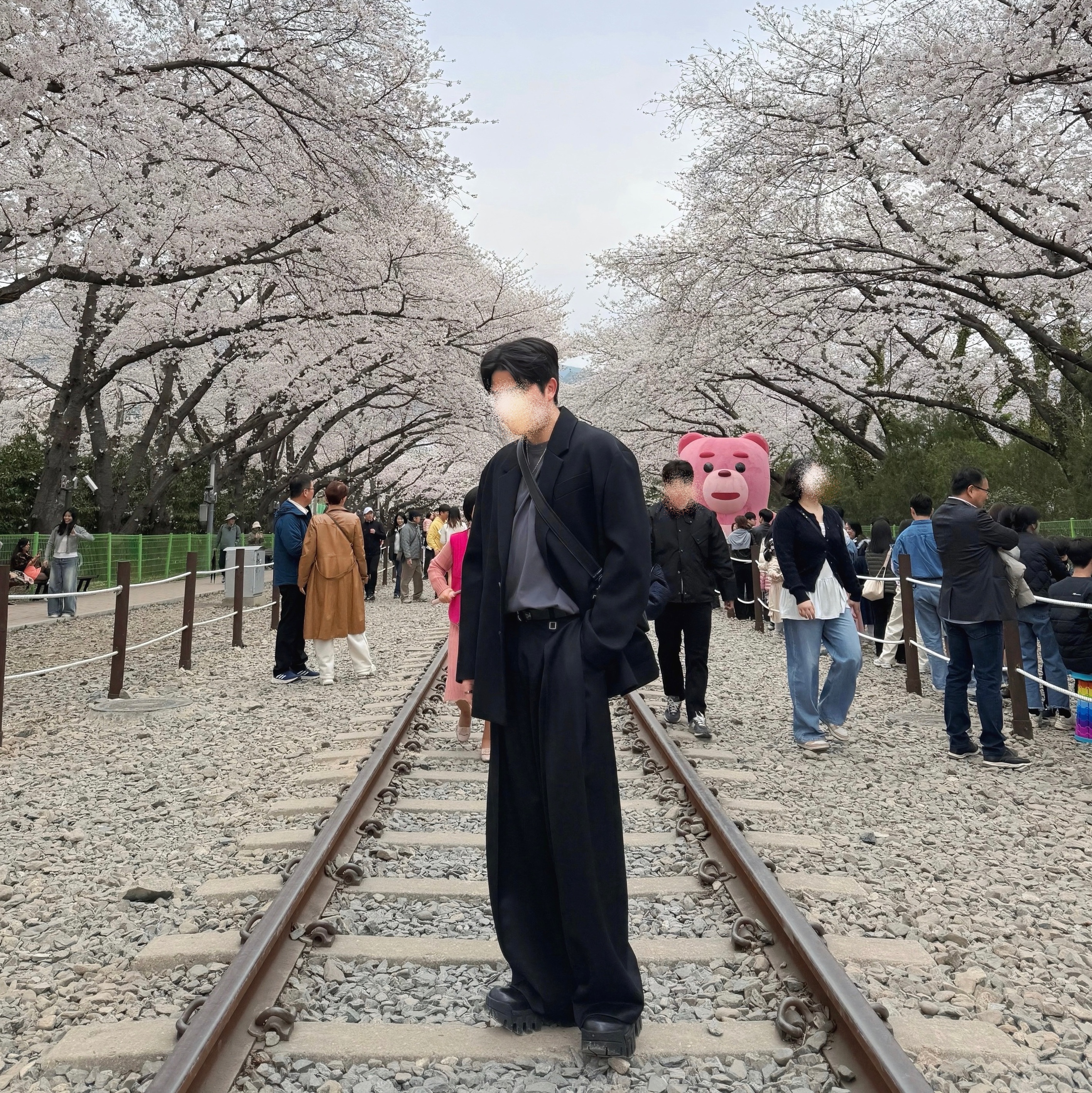 Wooyoungmi Side Tuck Wide Pants Black - 24FW, Wooyoungmi Out Pocket Wool Jacket Black - 24FW 착용 스타일