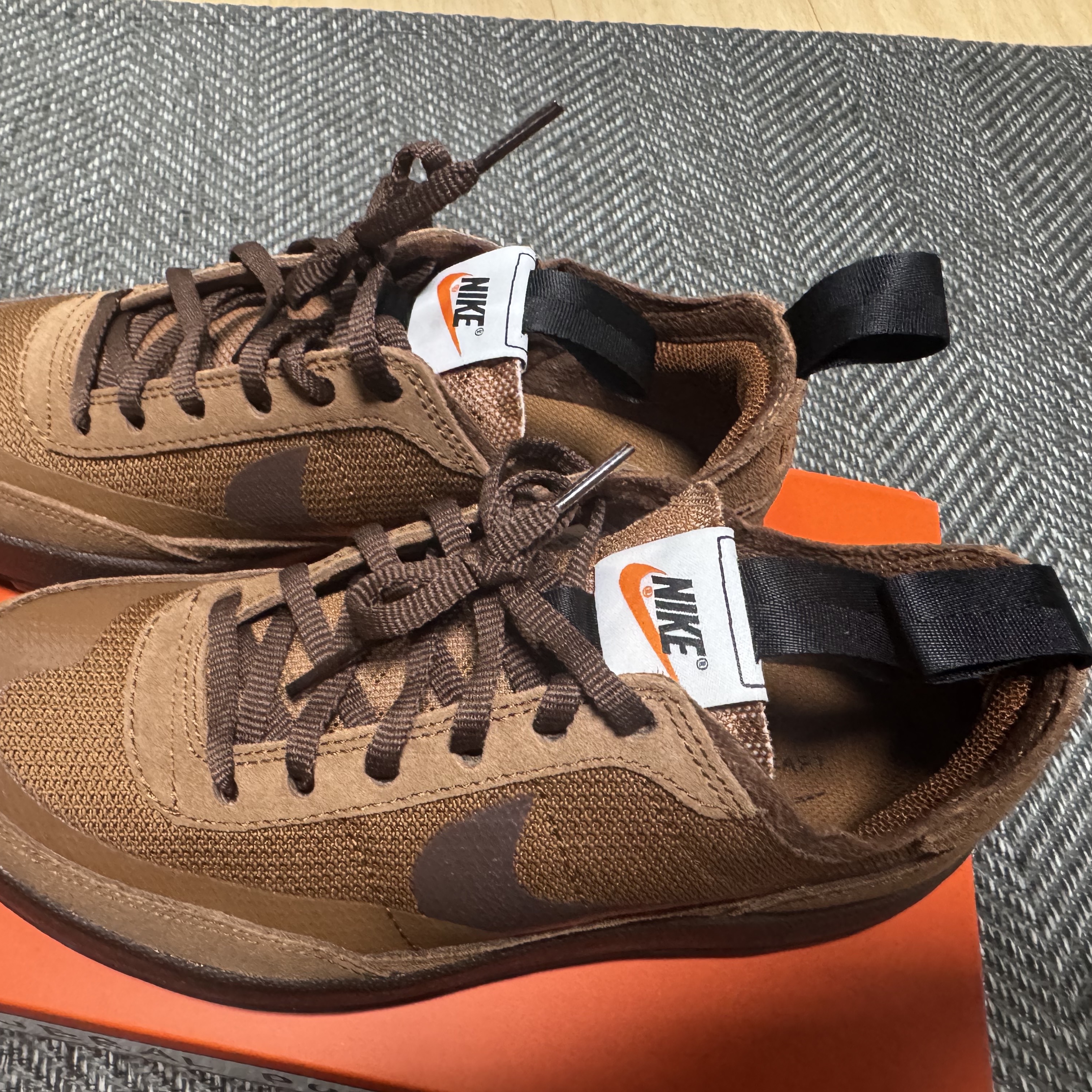 Nike x Tom Sachs General Purpose Shoe Brown 착용 스타일 - 1