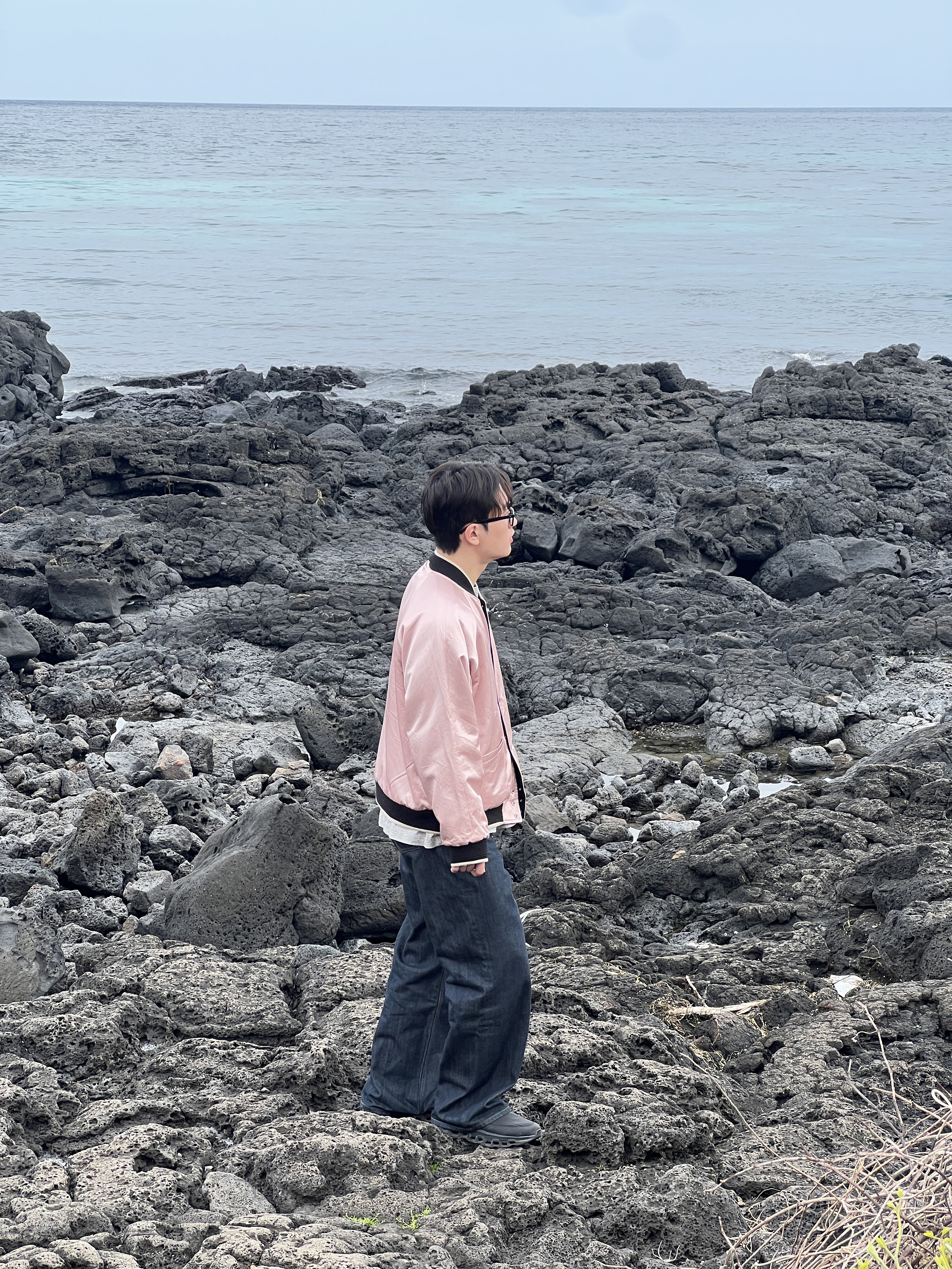 Human Made Car Club Jacket Black 착용 스타일 - 4