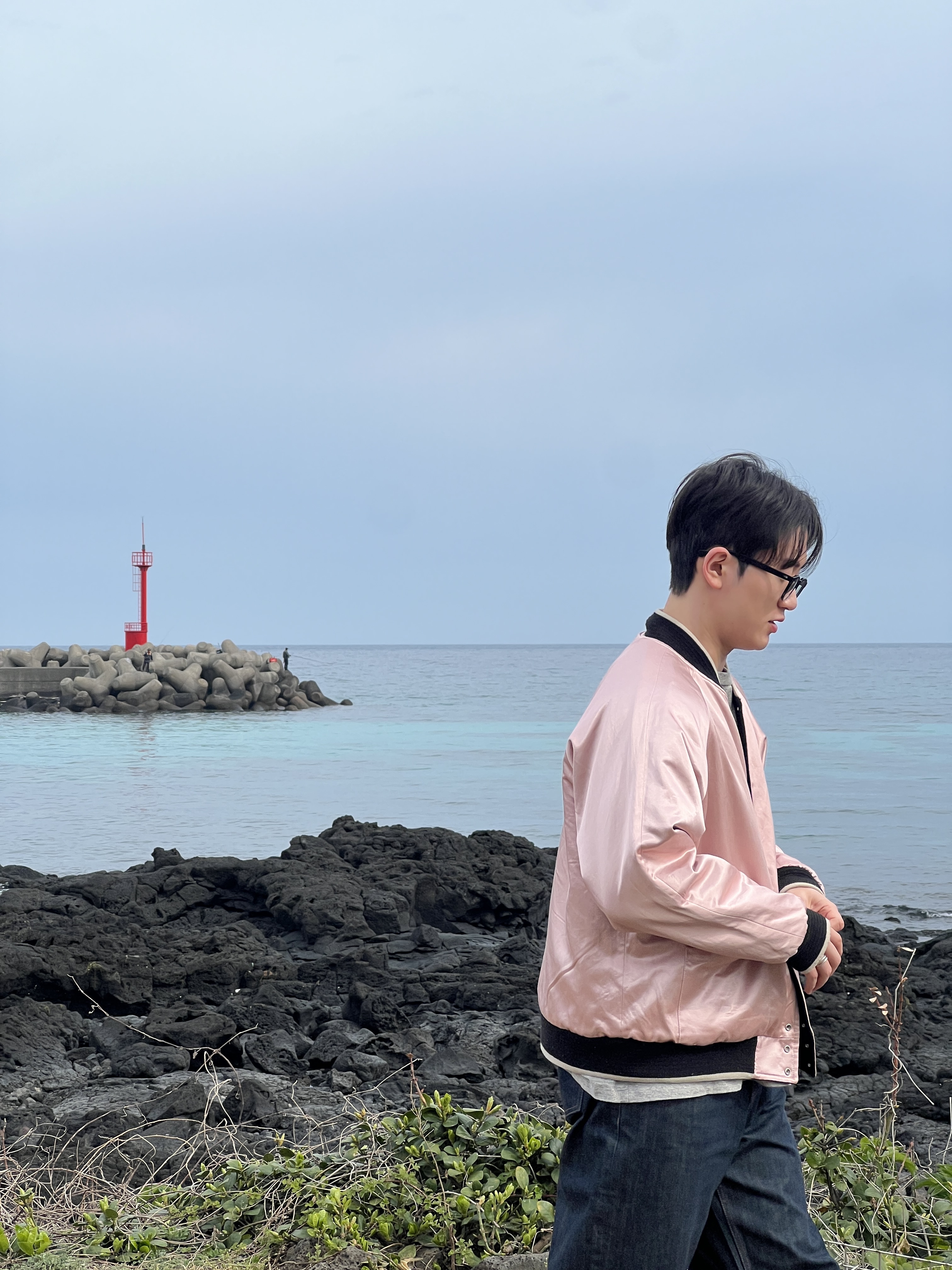 Human Made Car Club Jacket Black 착용 스타일 - 6