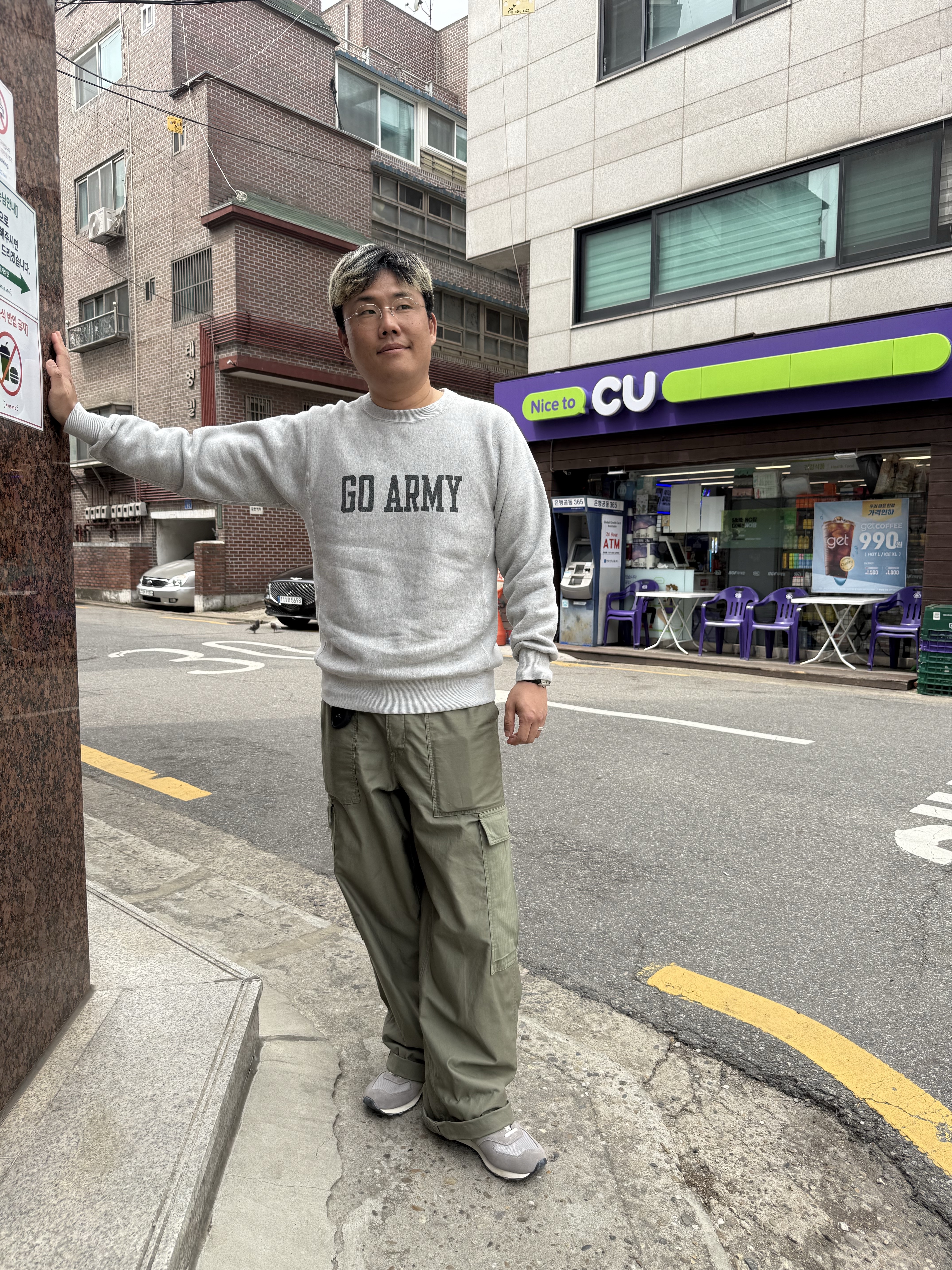 뉴발란스 574 그레이 데이 착용 스타일 - 1