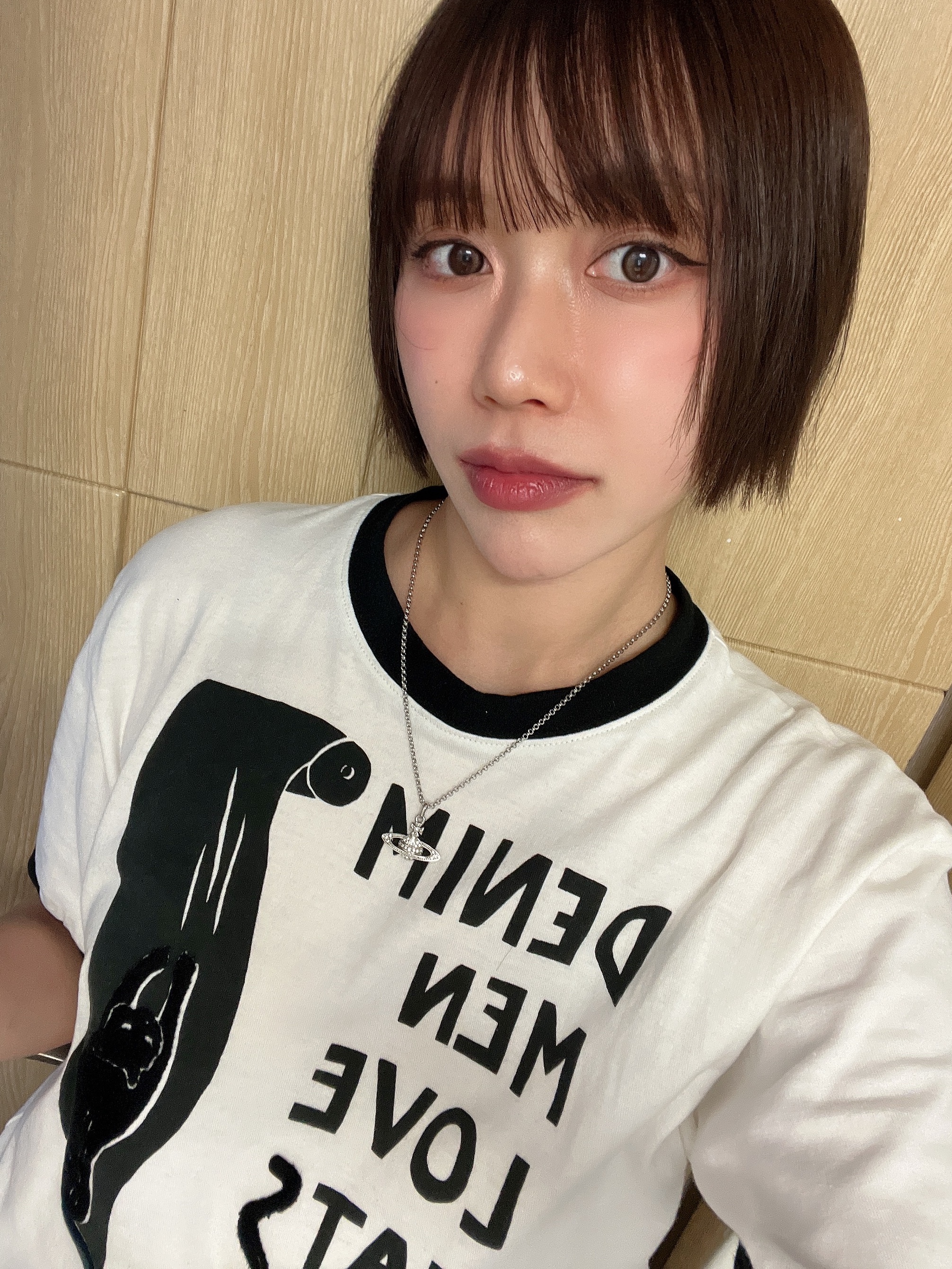 Vivienne Westwood Mini Bas Relief Pendant Silver, Kapital 20 Jersey Ringer T-Shirt Denim Men Love Cats Scratch Pt White 착용 스타일 - 2