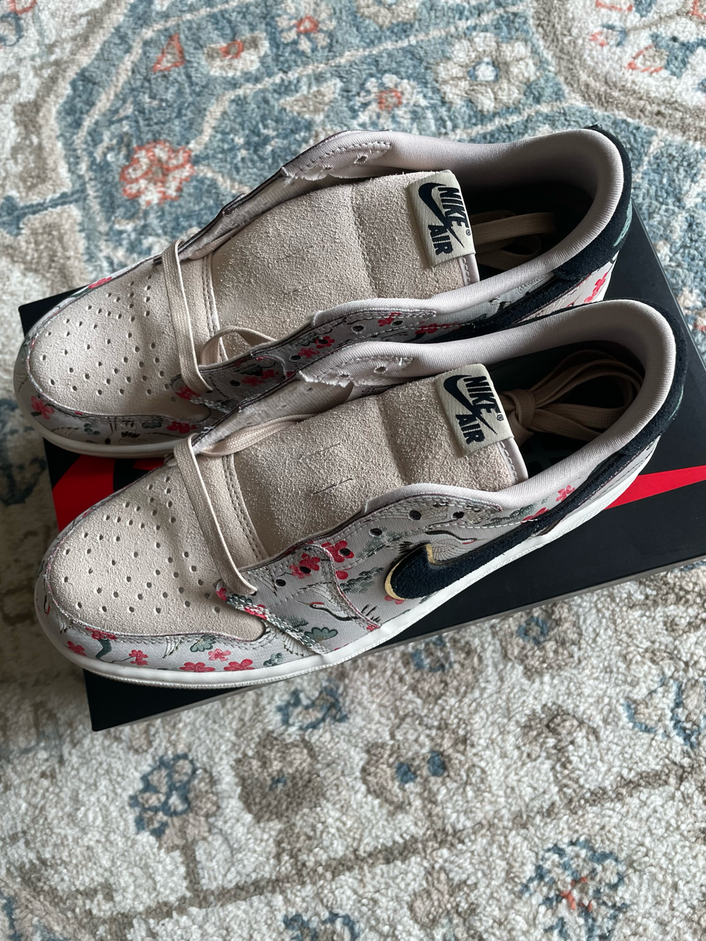 Jordan 1 Retro Low OG Rui Cranes 착용 스타일 - 2