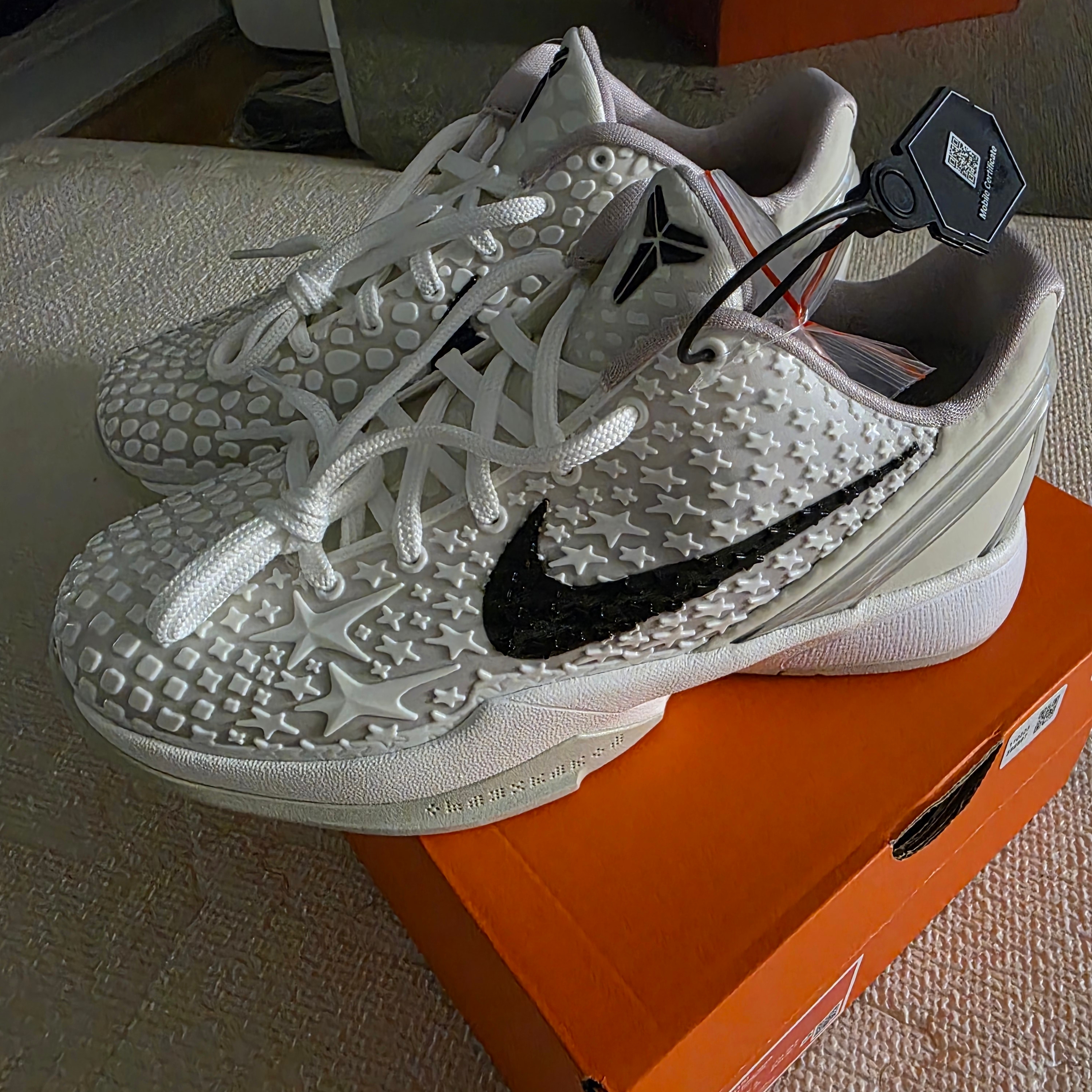 (GS) Nike Kobe 6 Protro Sail 착용 스타일 - 3