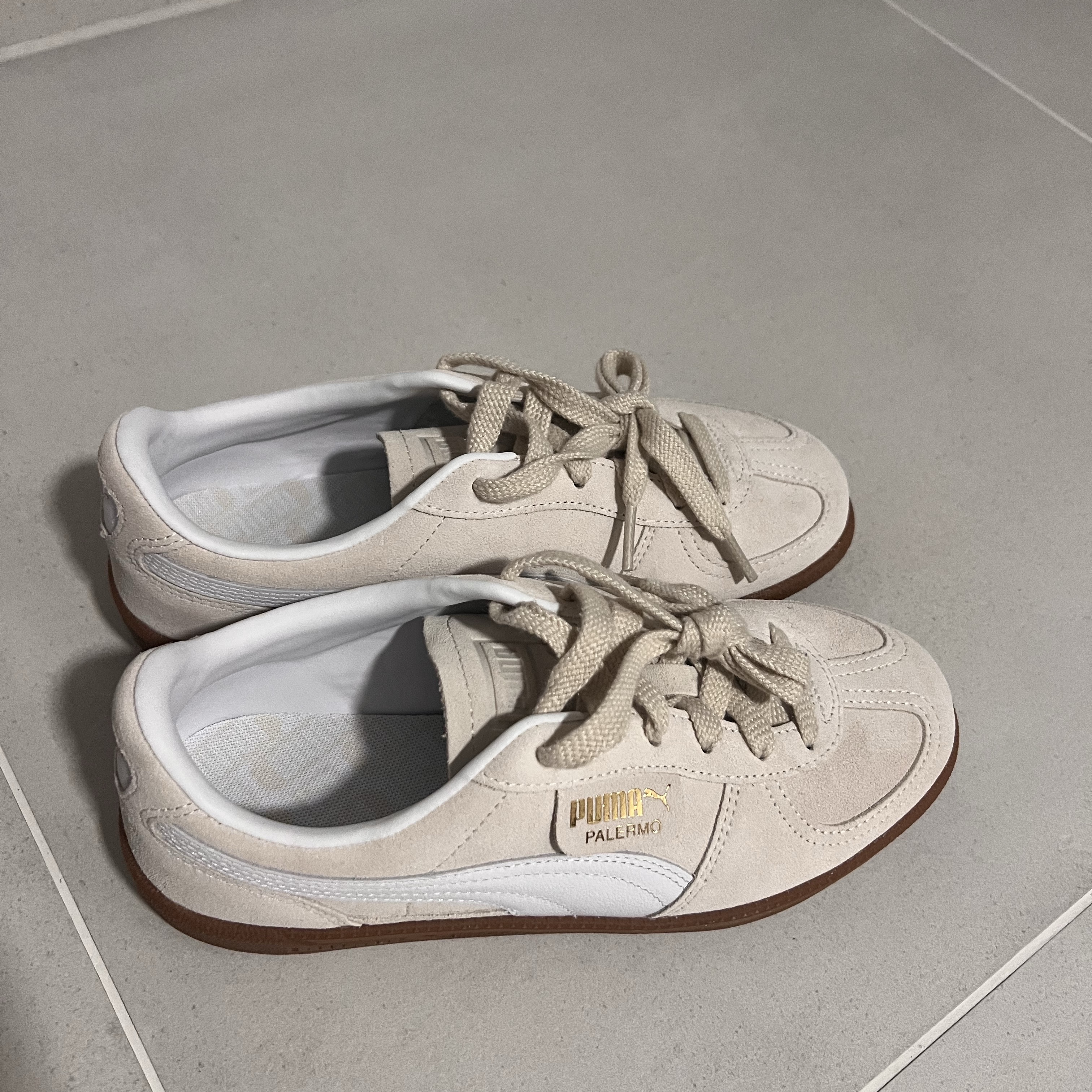 Puma Palermo Alpine Snow White 착용 스타일 - 2