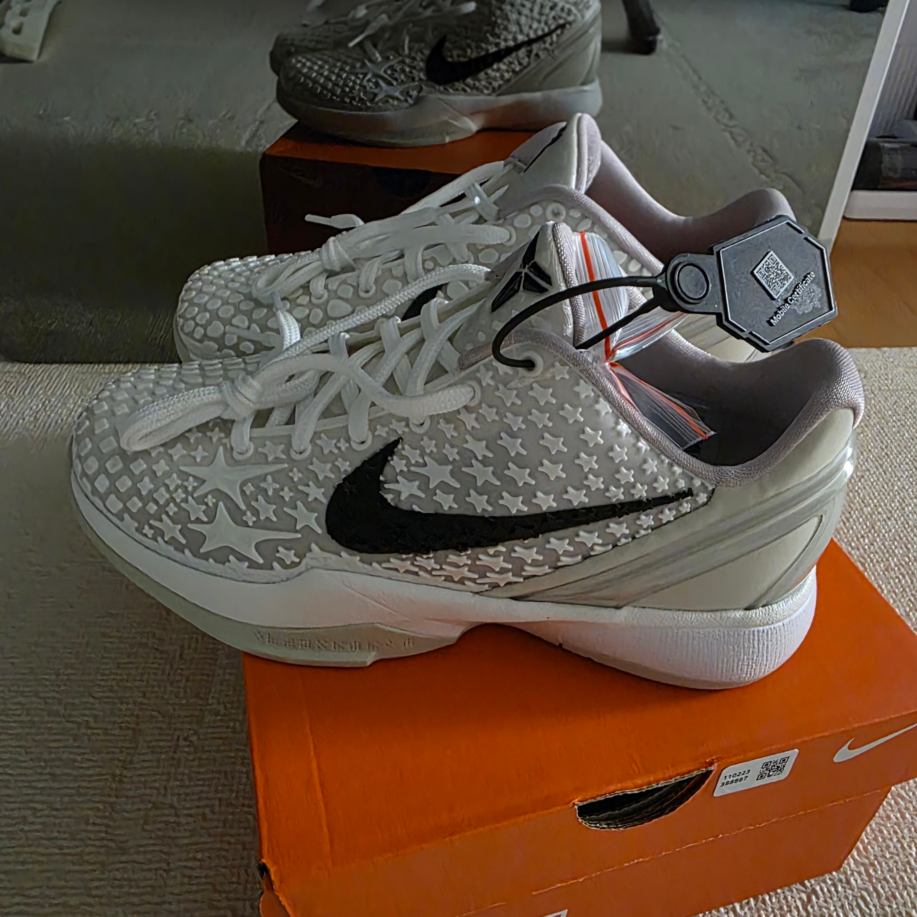 (GS) Nike Kobe 6 Protro Sail 착용 스타일 - 1