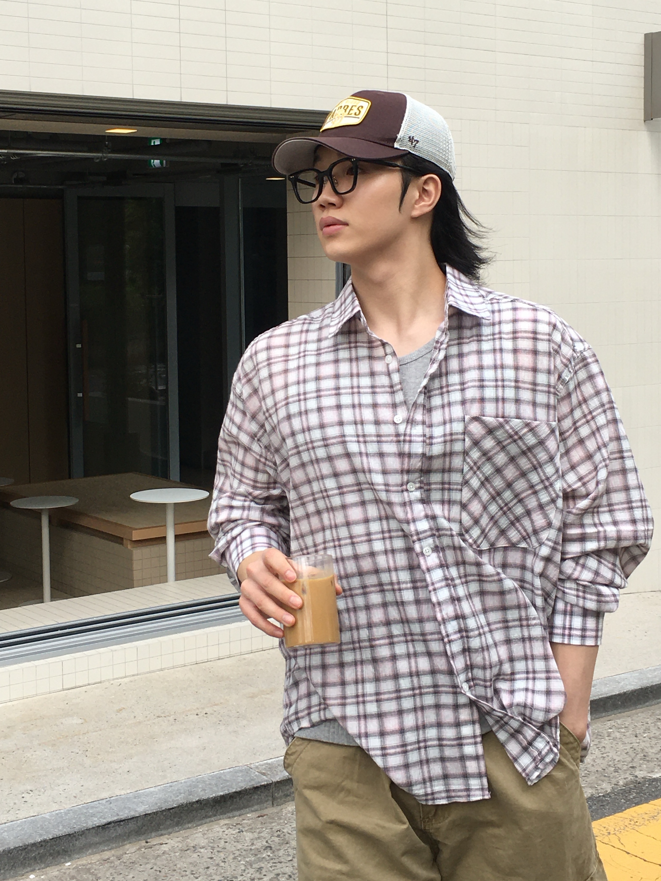Birkenstock Boston Suede Leather Taupe - Regular 착용 스타일 - 2