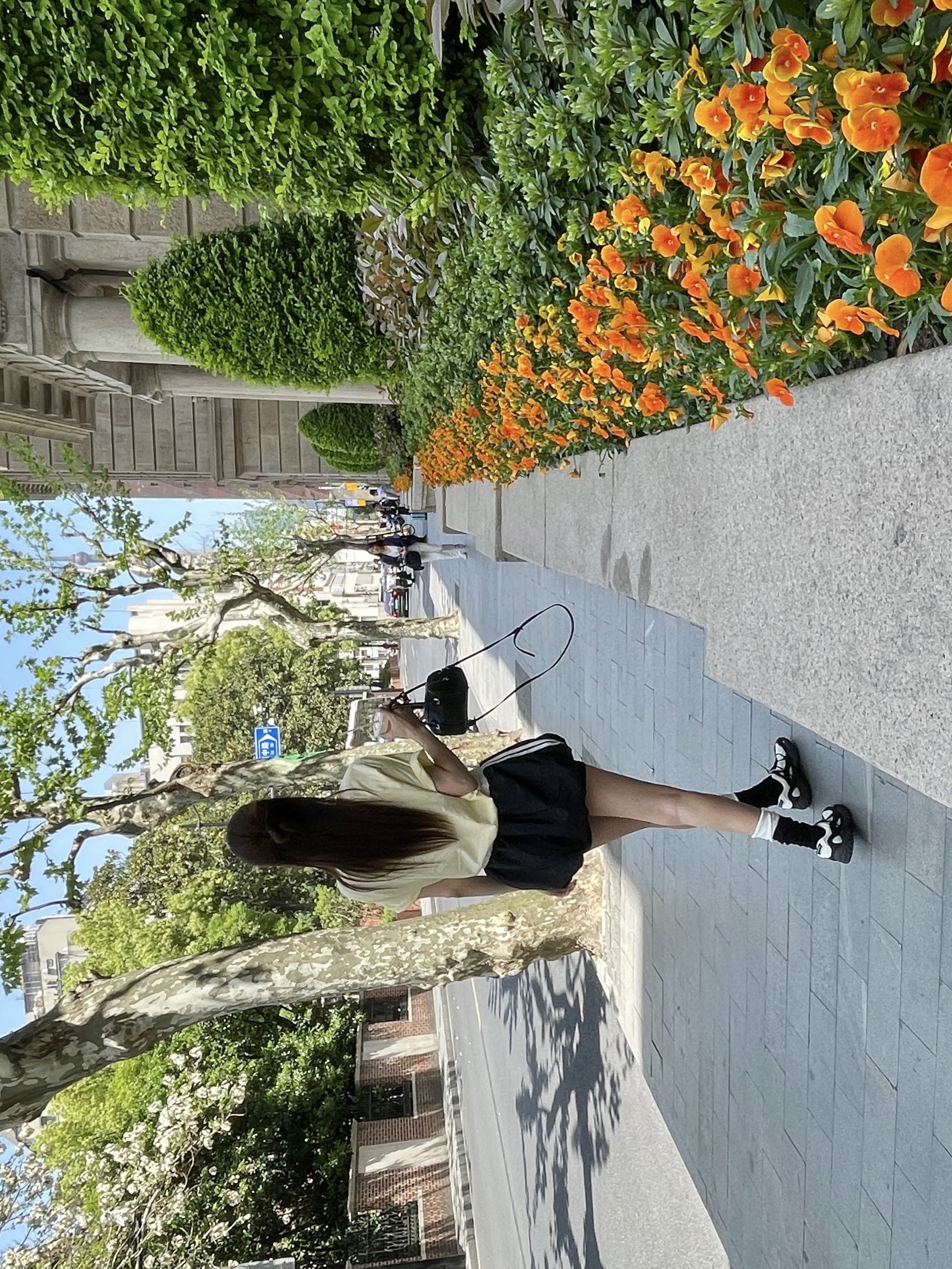 [6% 적립] FILA Echappe Velcro Maryjane Black 착용 스타일 - 8