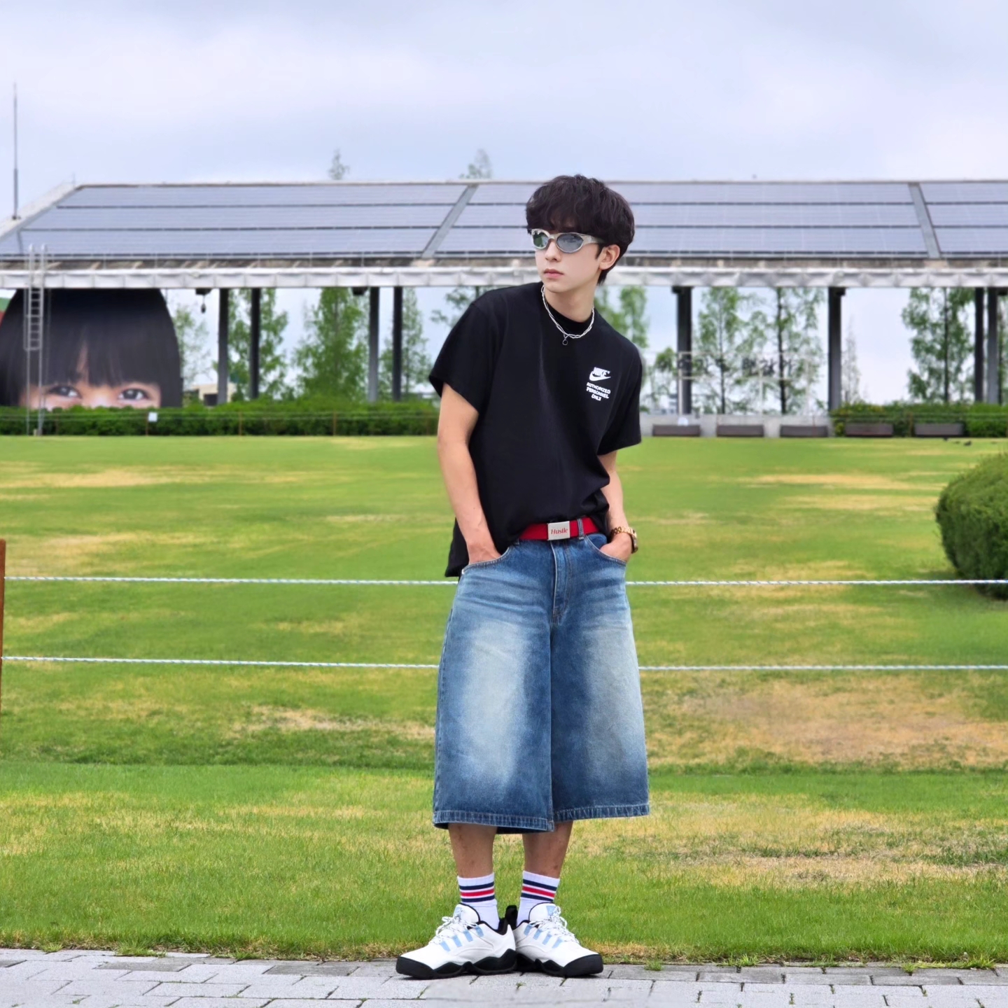 Nike NSW Authorized Personnel T-Shirt Black - Asia, Nike NSW Authorized Personnel T-Shirt Black - US/EU 착용 스타일 - 6