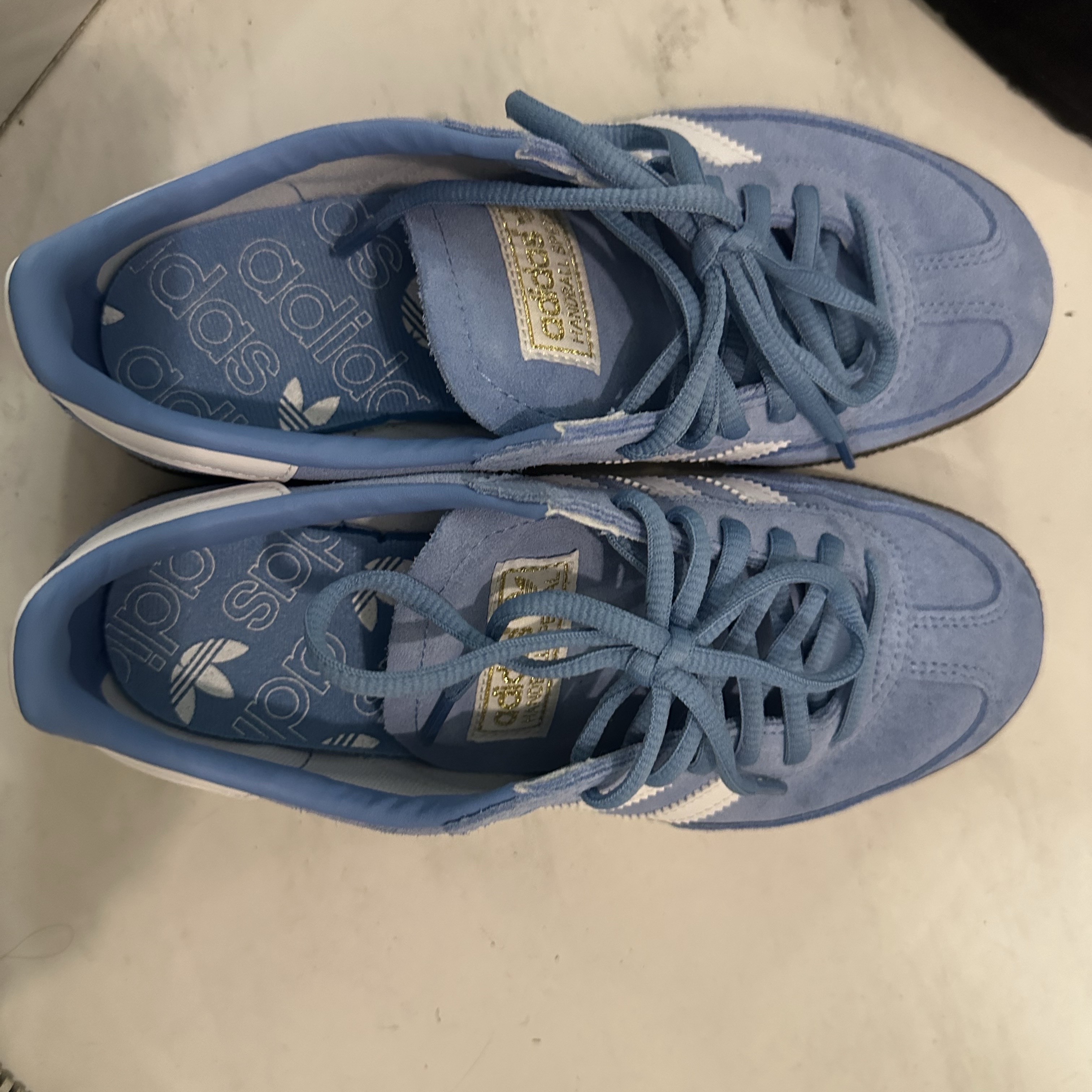 Adidas Spezial Handball Light Blue 착용 스타일 - 2