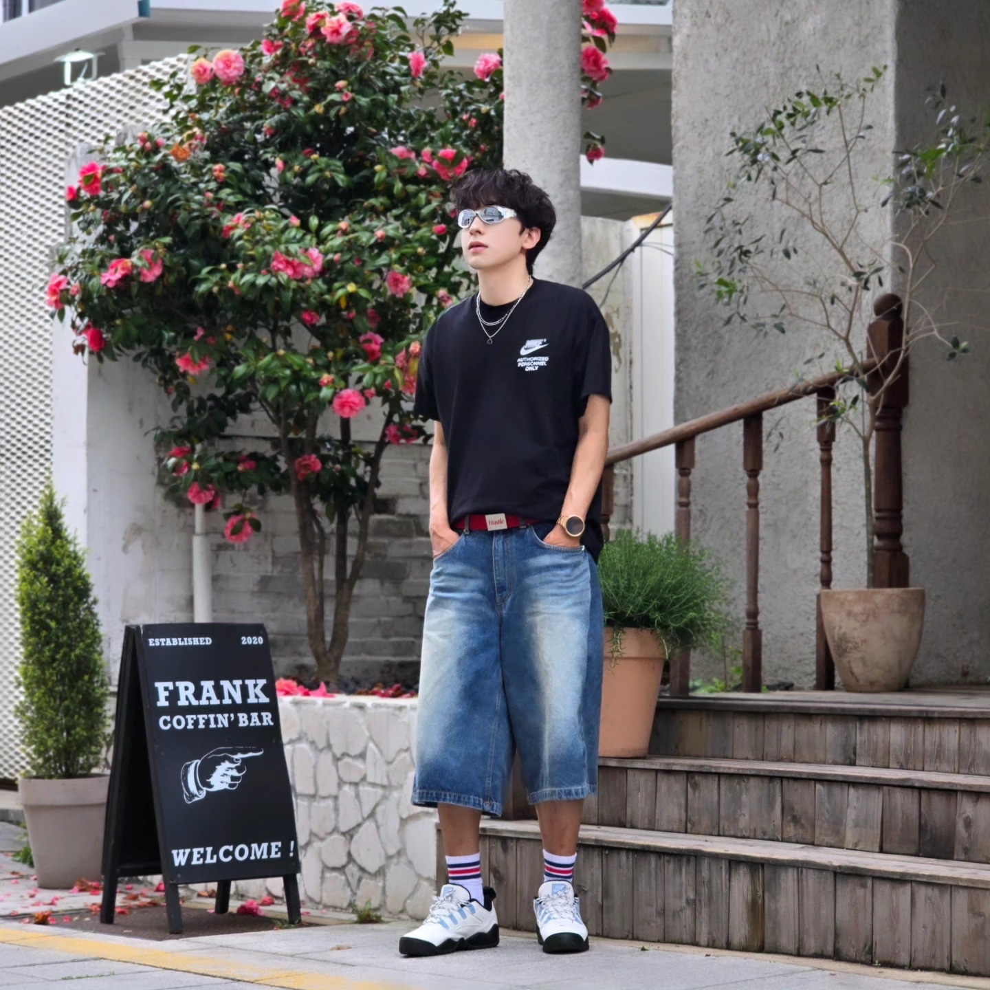 Nike NSW Authorized Personnel T-Shirt Black - Asia, Nike NSW Authorized Personnel T-Shirt Black - US/EU 착용 스타일 - 10