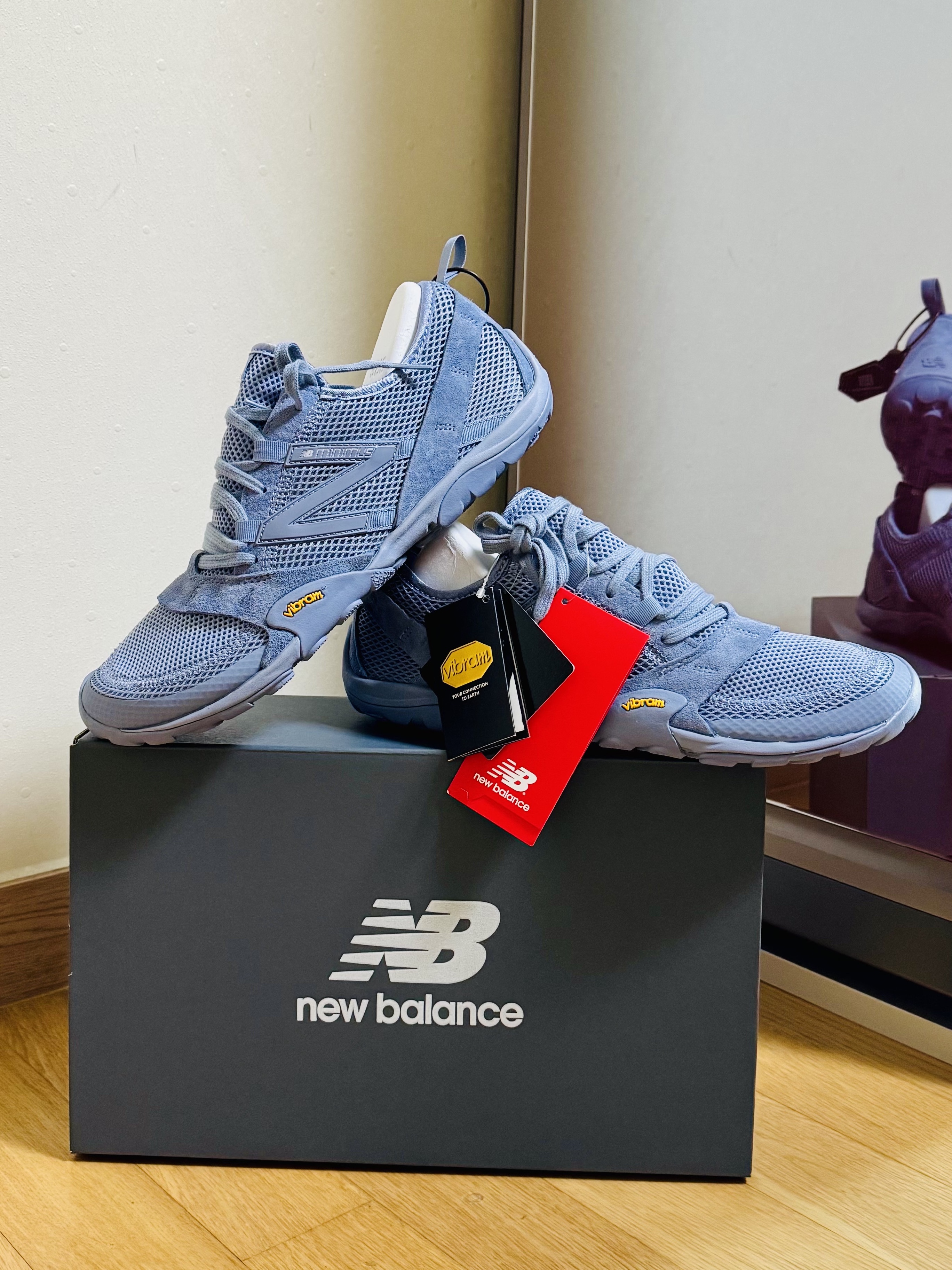 New Balance Minimus MT10 Dusk Shower Pearl Grey 착용 스타일