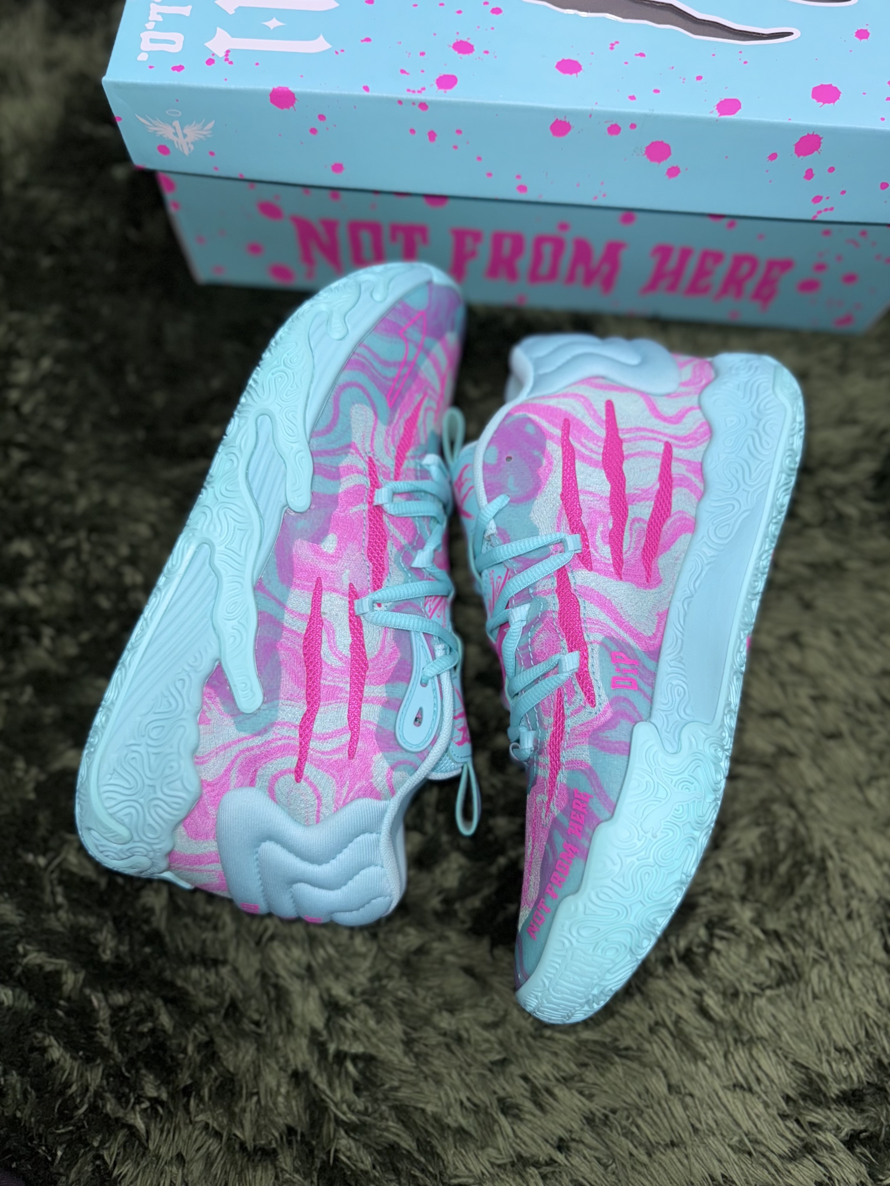 Puma MB.03 Miami Electric Peppermint 착용 스타일 - 4
