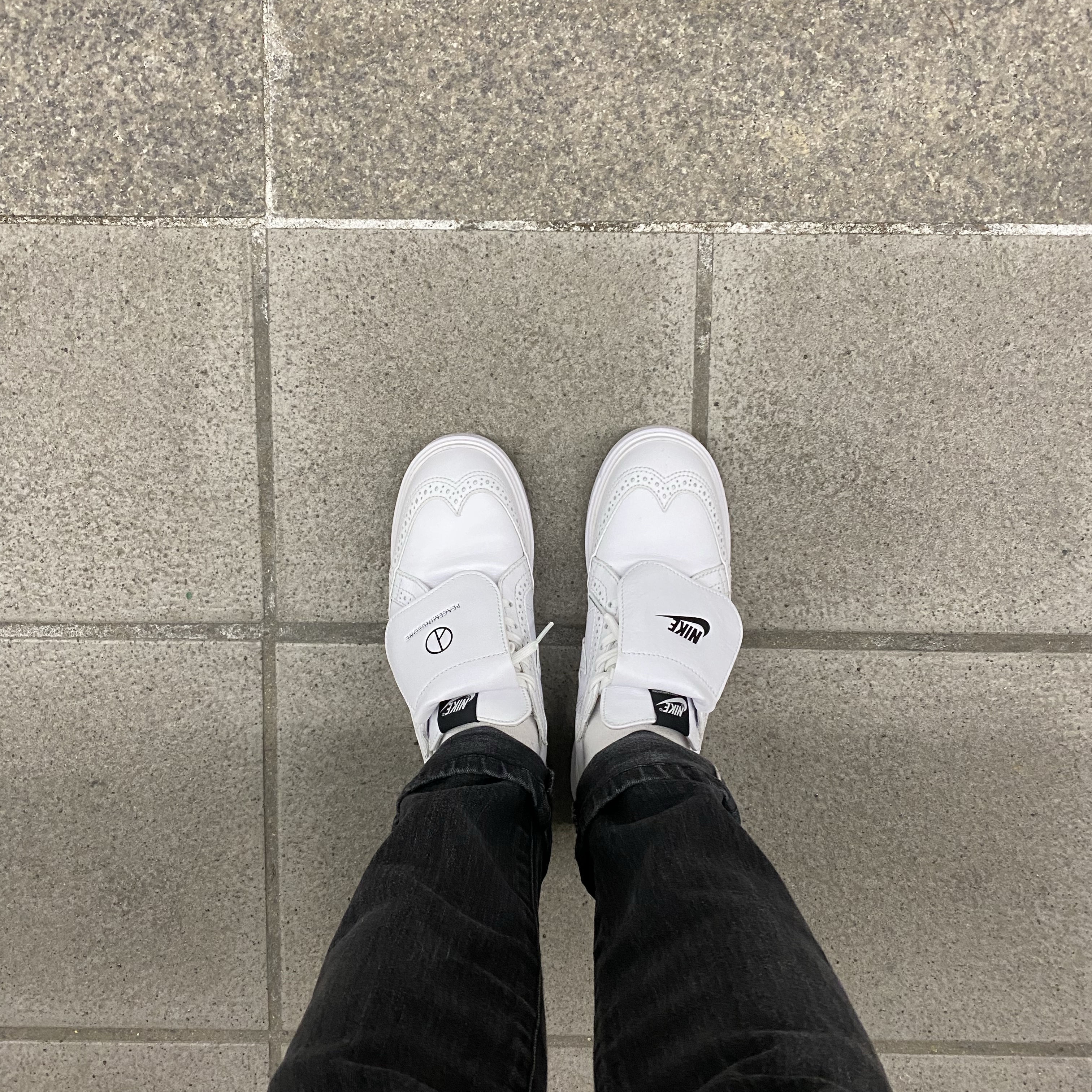 Nike x Peaceminusone Kwondo1 White 착용 스타일