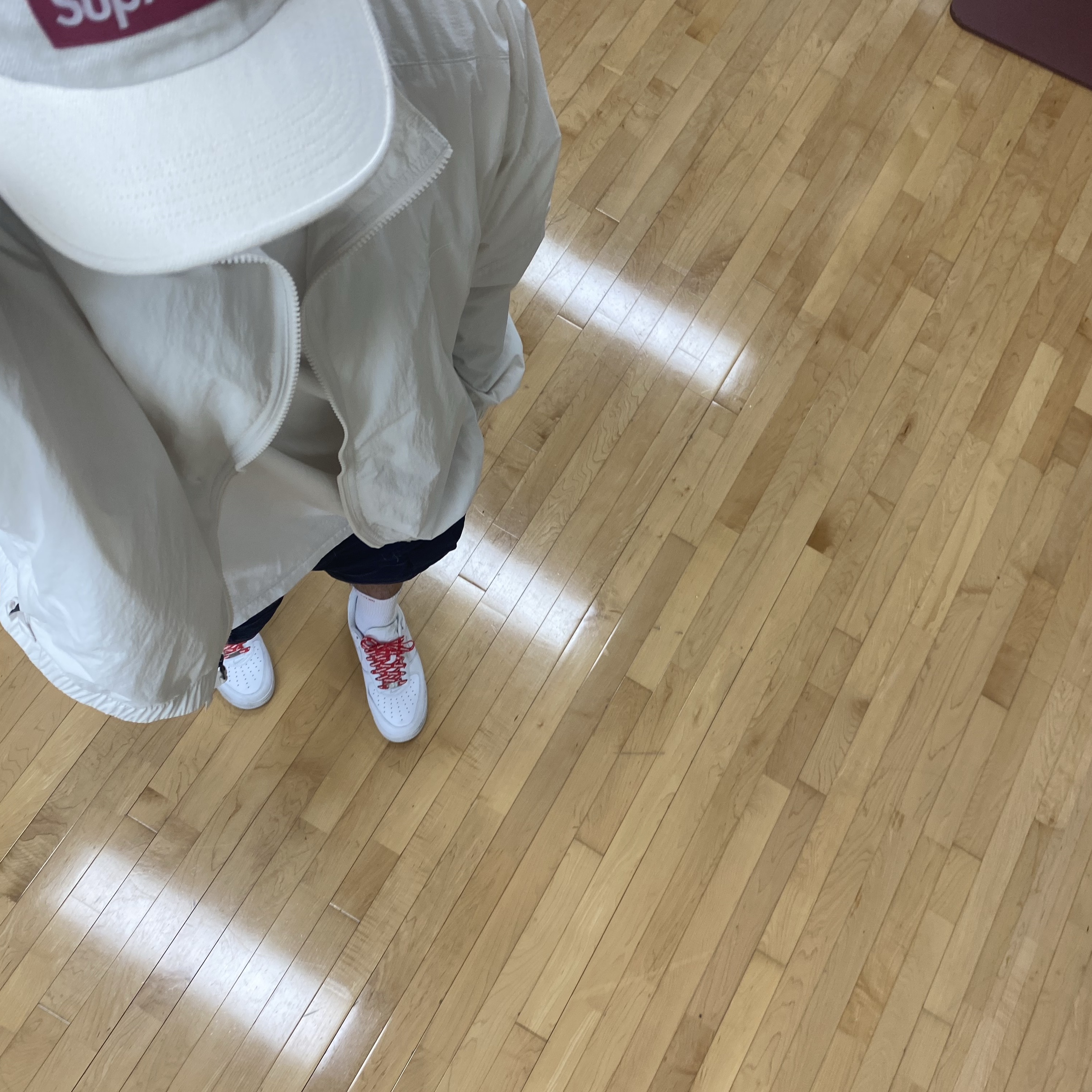 Supreme Military Camp Cap Stone - 22SS 착용 스타일
