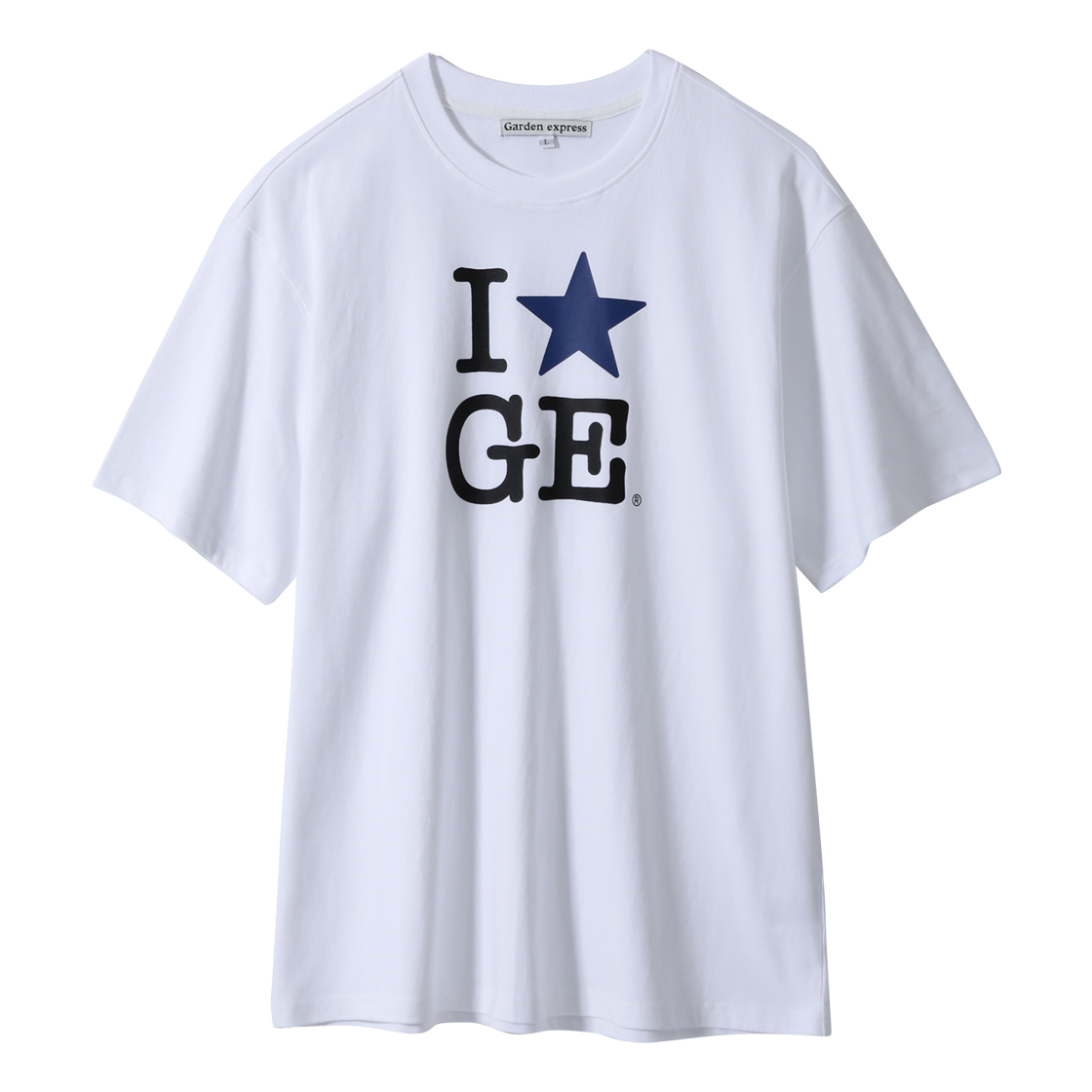 가든익스프레스 아이 스타 쥐이 티셔츠 화이트(Garden Express I Star Ge T-Shirt White)