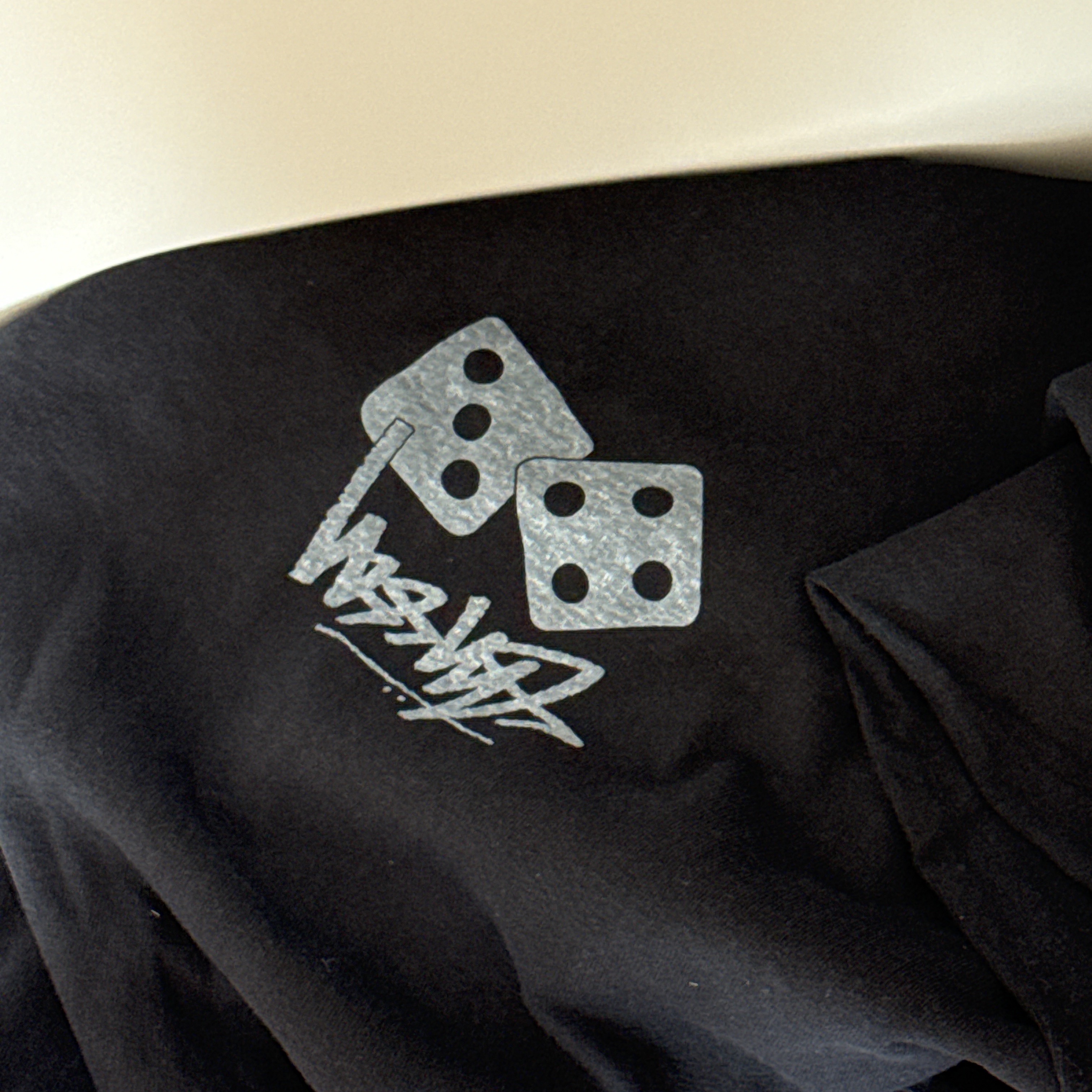 Stussy Pigment Dyed Dice T-Shirt Black 착용 스타일