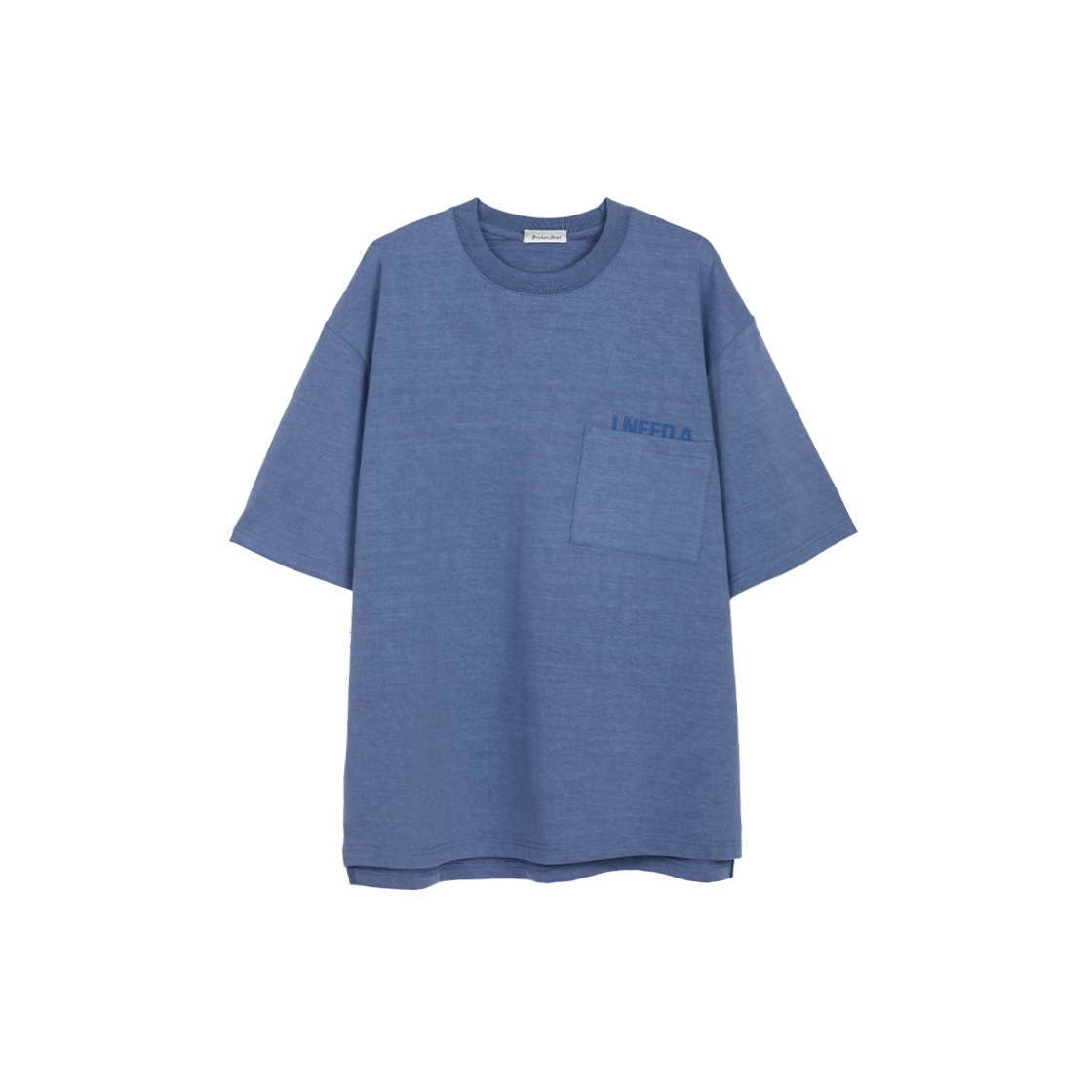 브로큰비트 포켓 반팔 블루(Broken Beat Pocket Short Sleeve Shirt Blue)