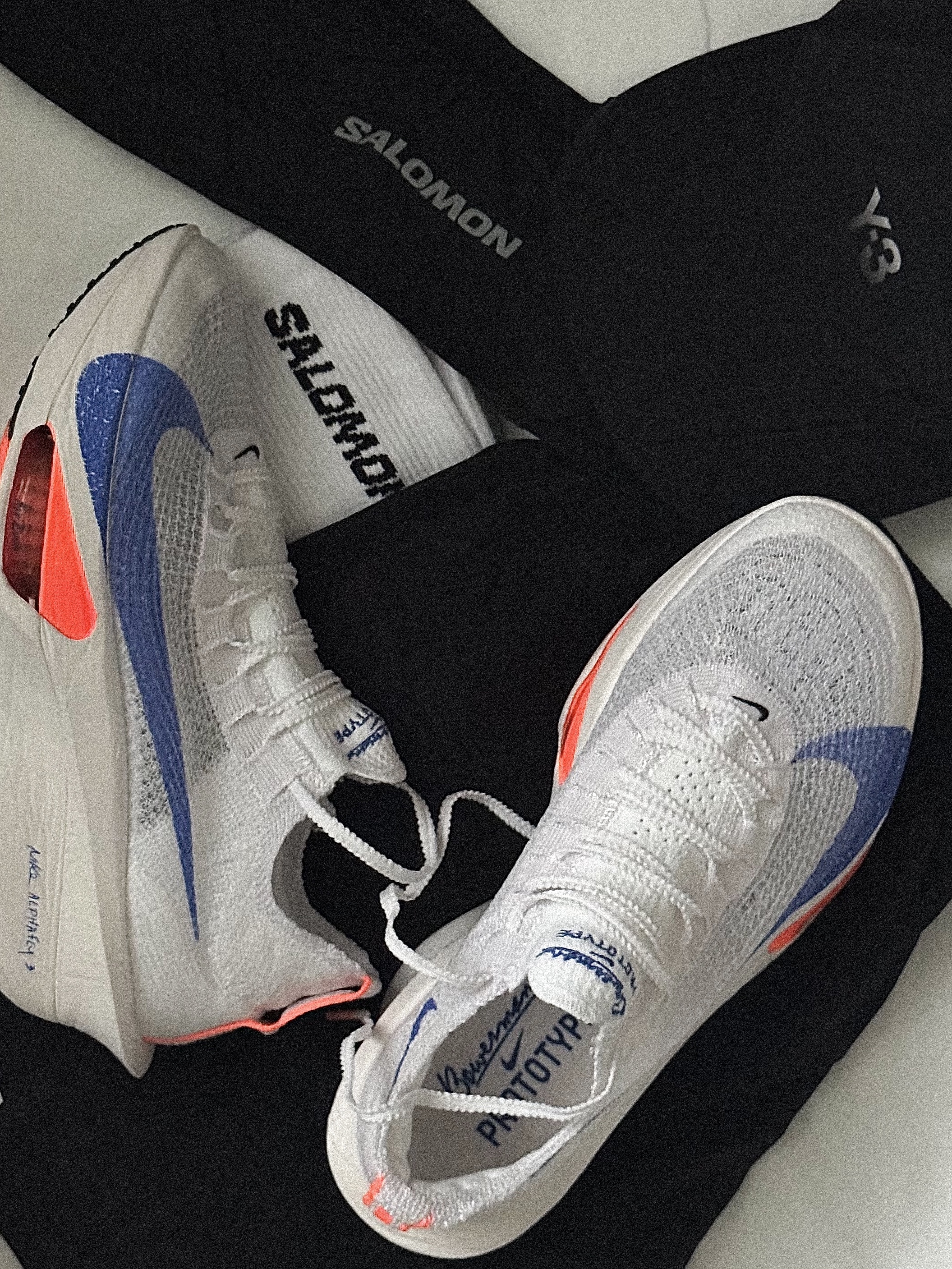Nike Air Zoom Alphafly Next% 3 Blueprint, Salomon Pulse Belt Black 착용 스타일 - 1