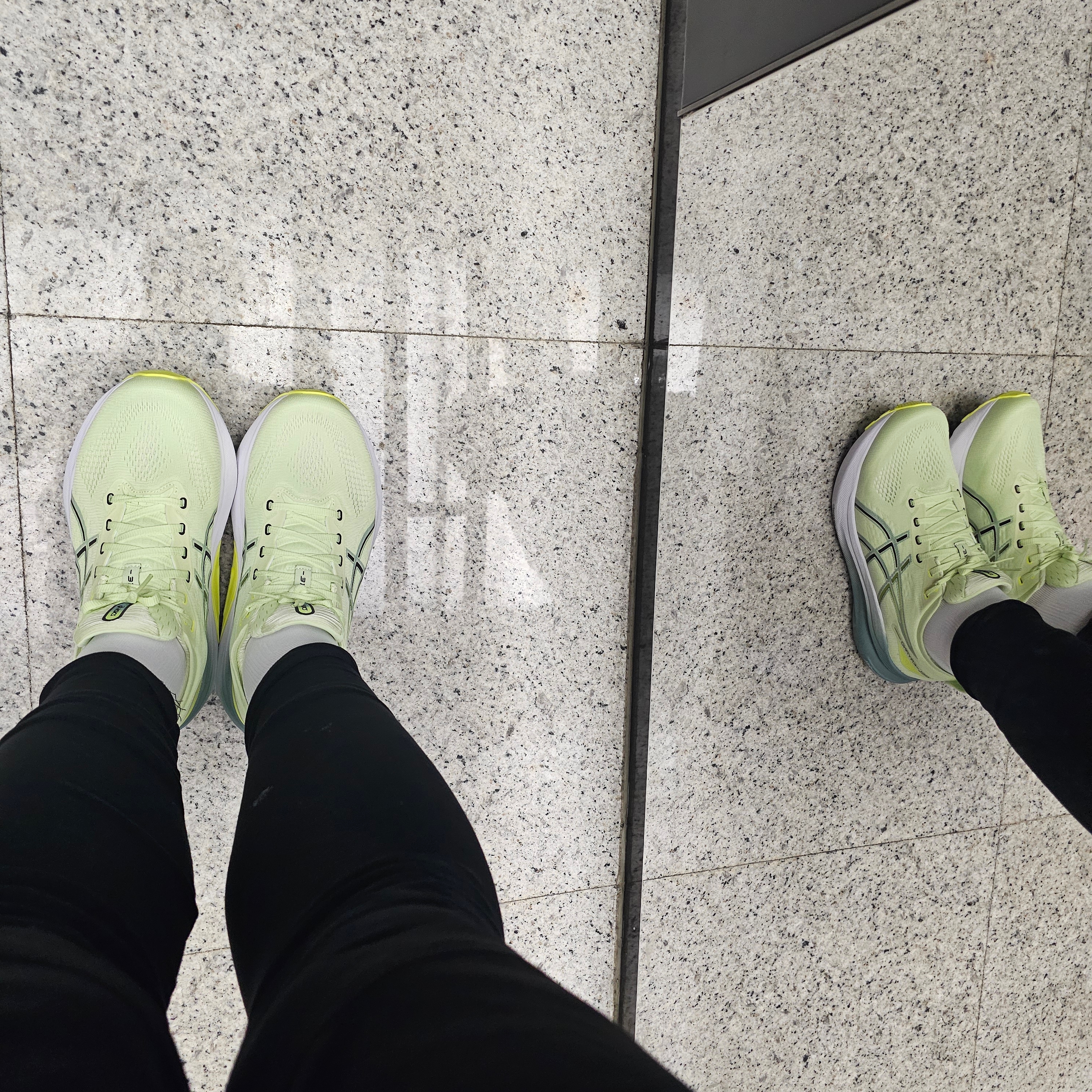 Asics Gel-Kayano 31 Cool Matcha Celadon - 4E Extra Wide 착용 스타일