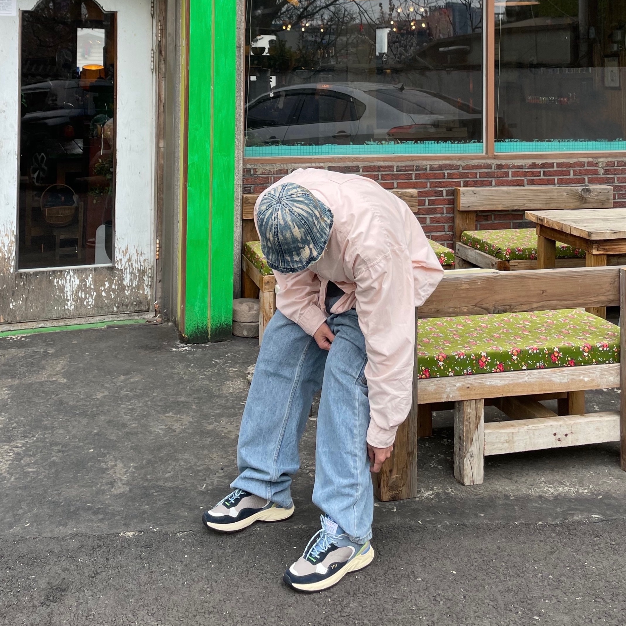 Carhartt WIP Clink Shirt Wax 착용 스타일 - 2
