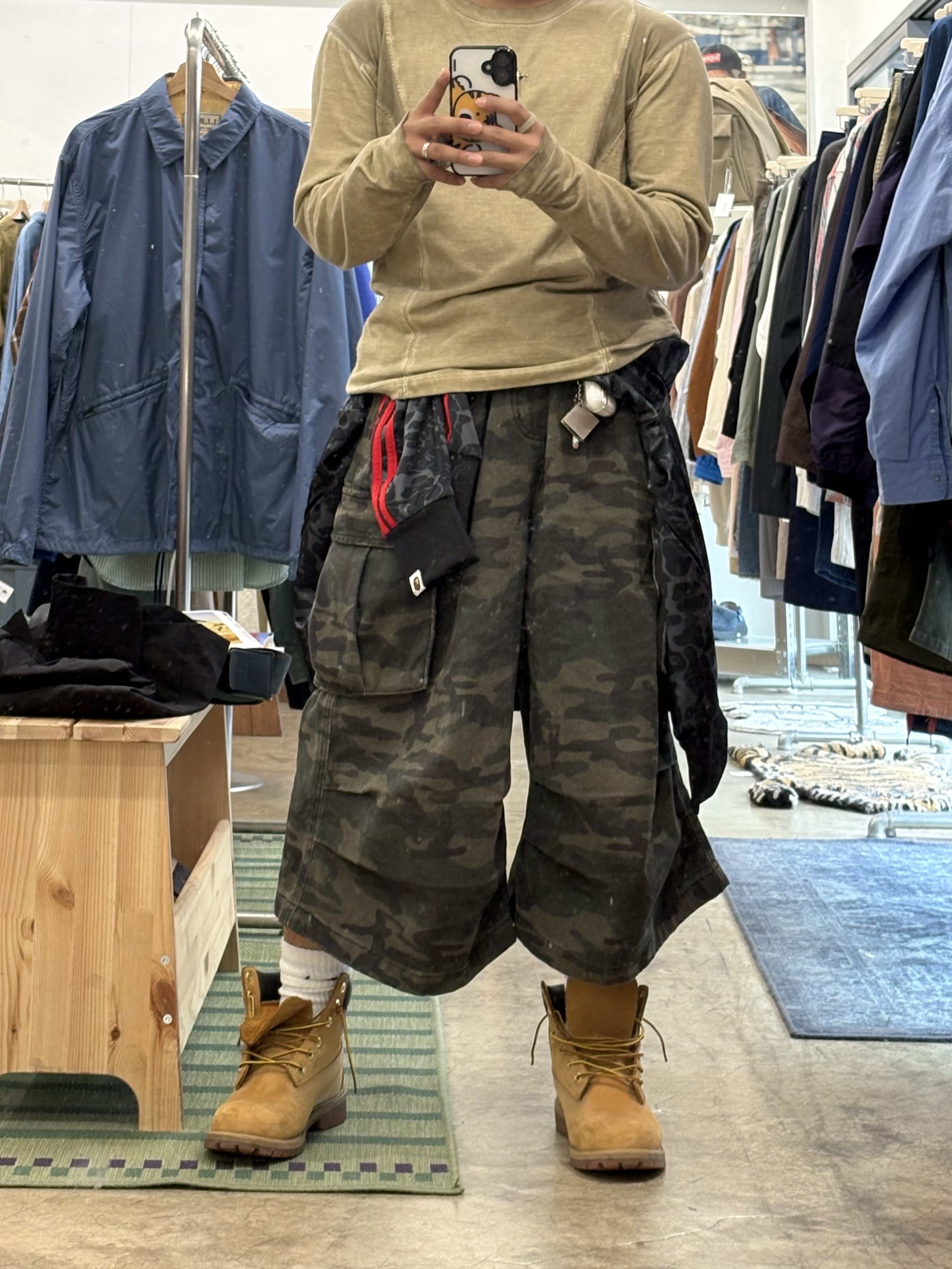 Adidas x BAPE Allover Print Track Top Black - KR Sizing, Timberland Premium 6 inch Waterproof Boot Wheat Nubuck - Wide 착용 스타일 - 2