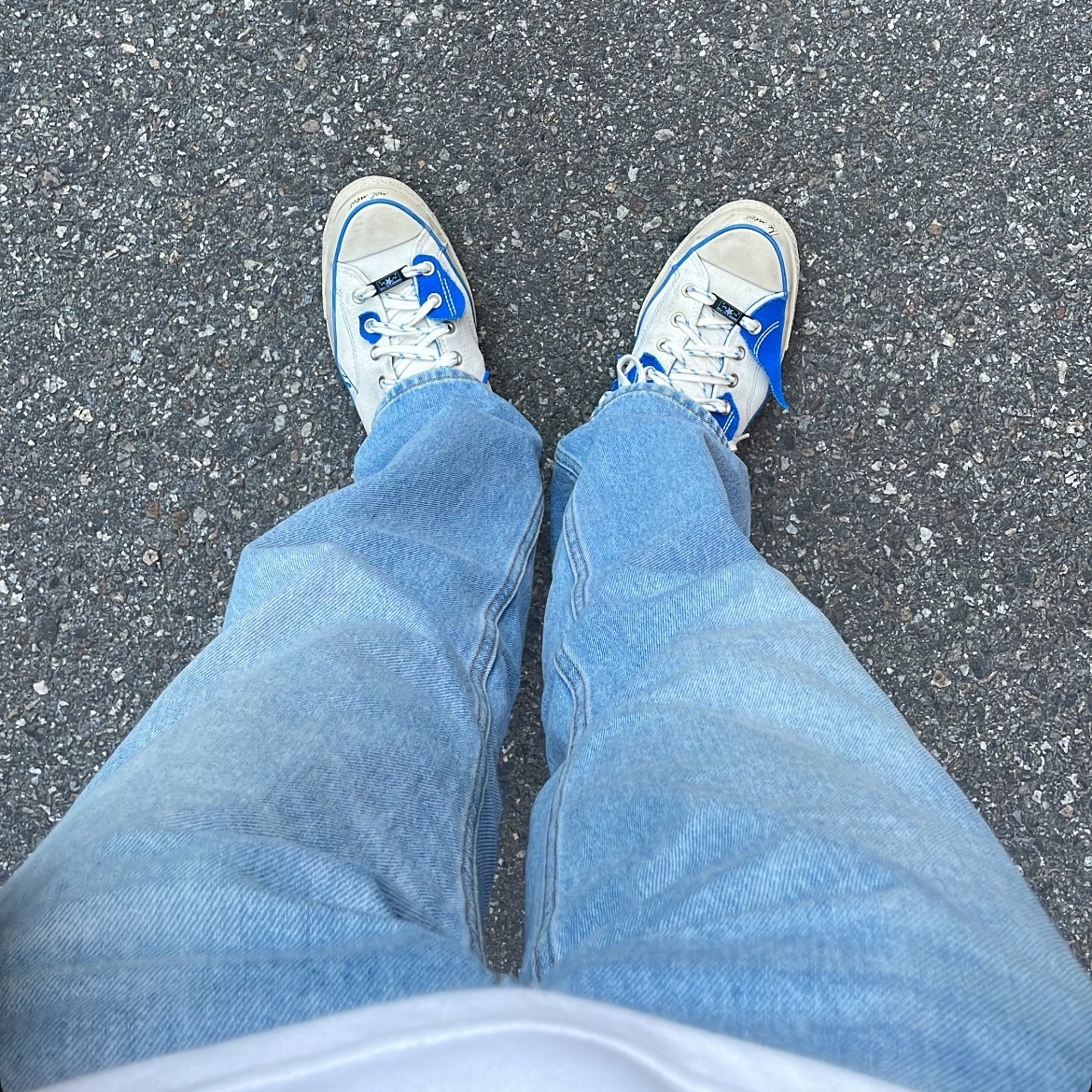 Converse x Ader Error Chuck 70 High White, AMI de Coeur T-Shirt White 착용 스타일