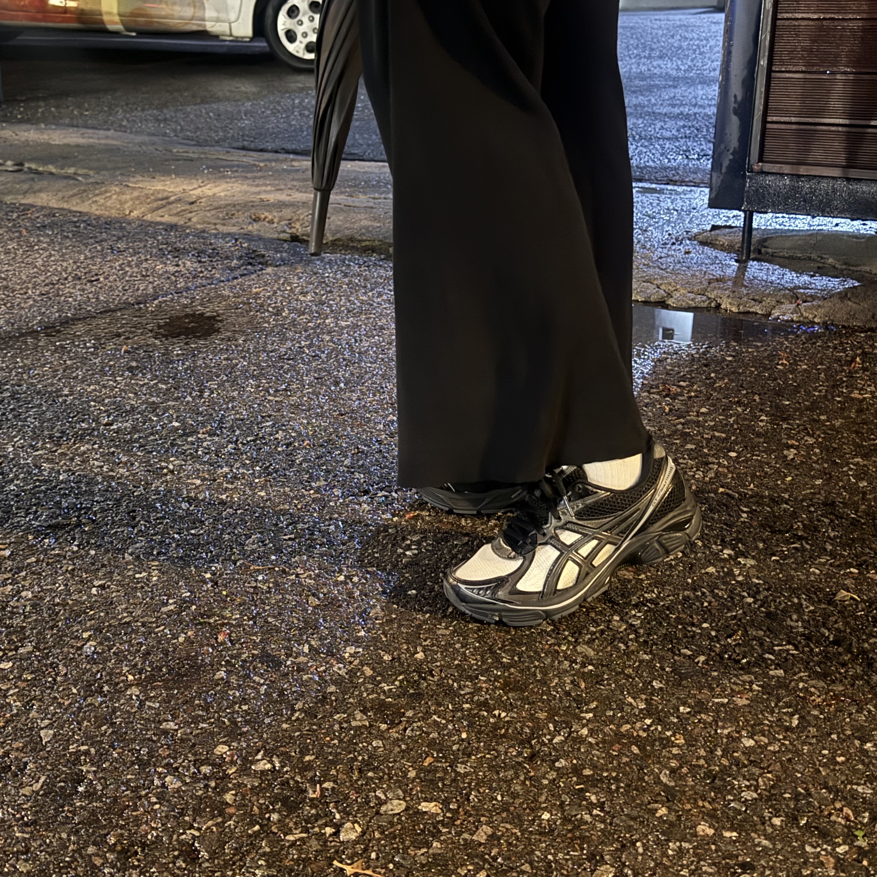 Asics x Above The Clouds GT-2160 Black Gunmetal 착용 스타일 - 2