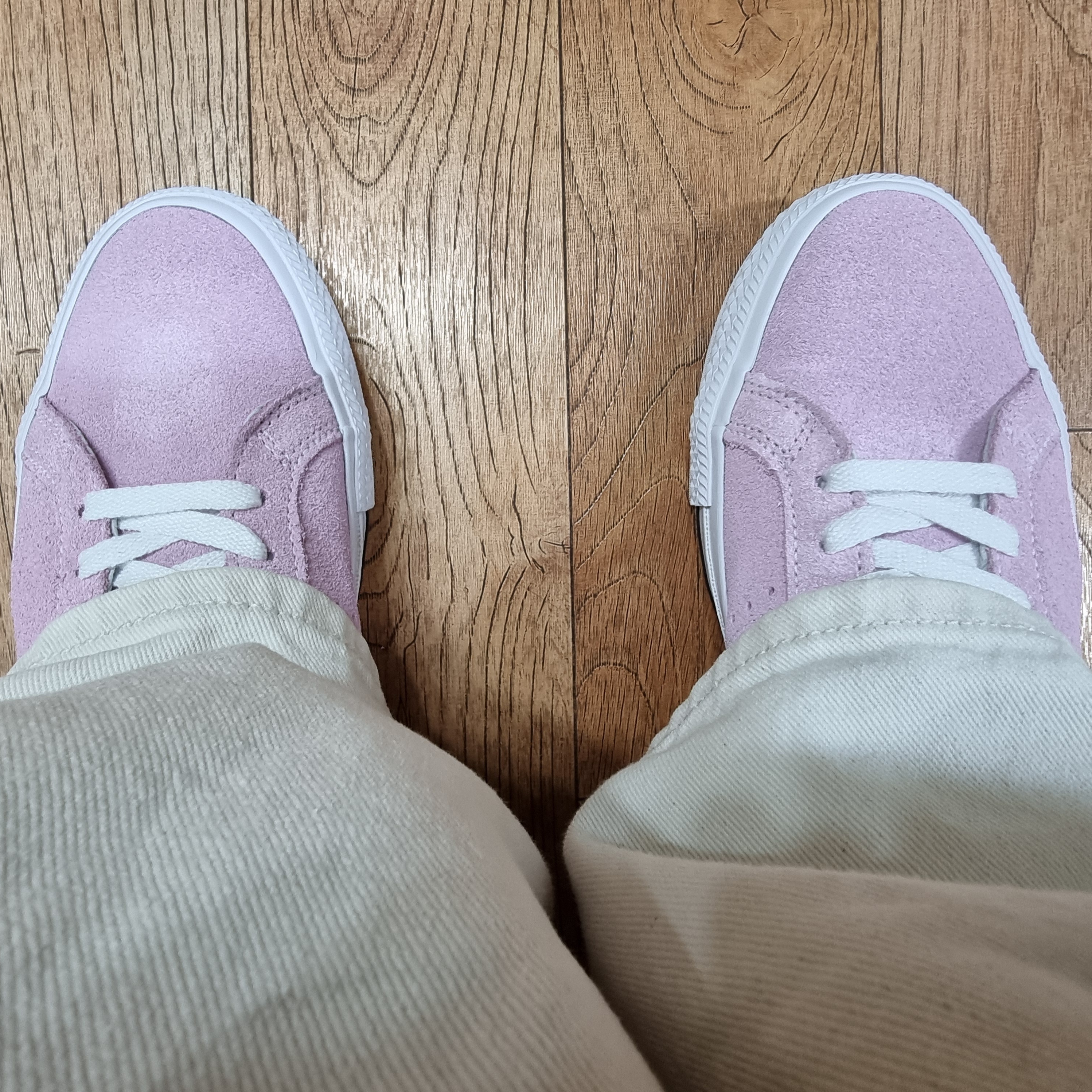 Converse Cons One Star Pro Stardust Lilac 착용 스타일