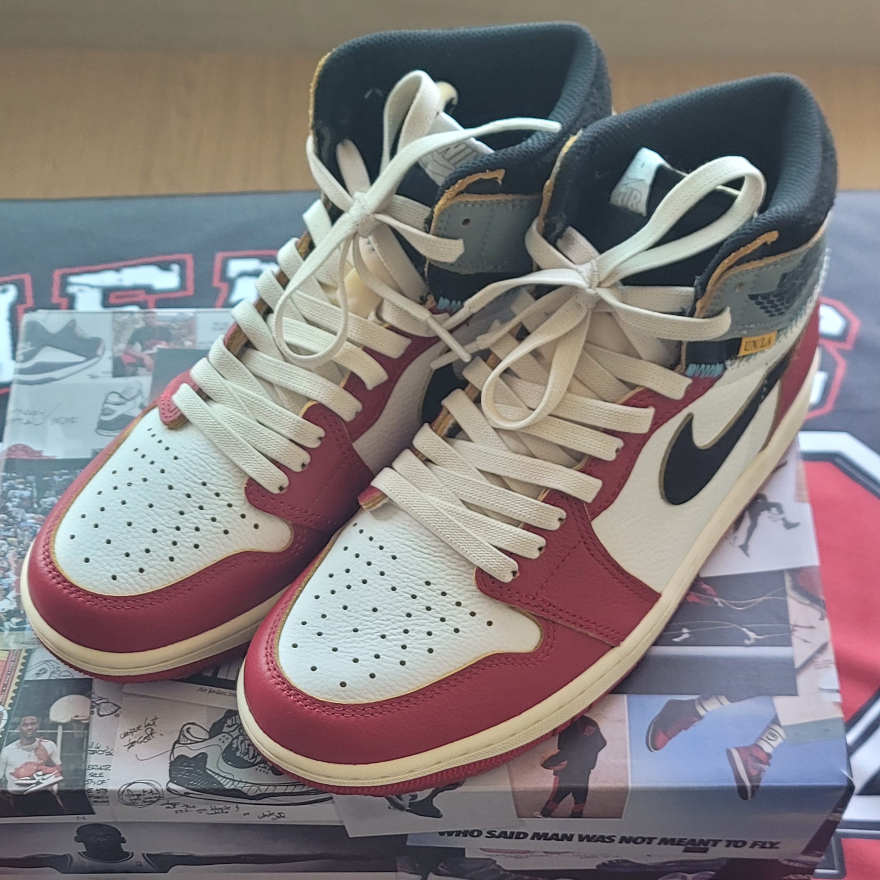 Jordan 1 x Union Retro High OG Chicago Shadow 착용 스타일
