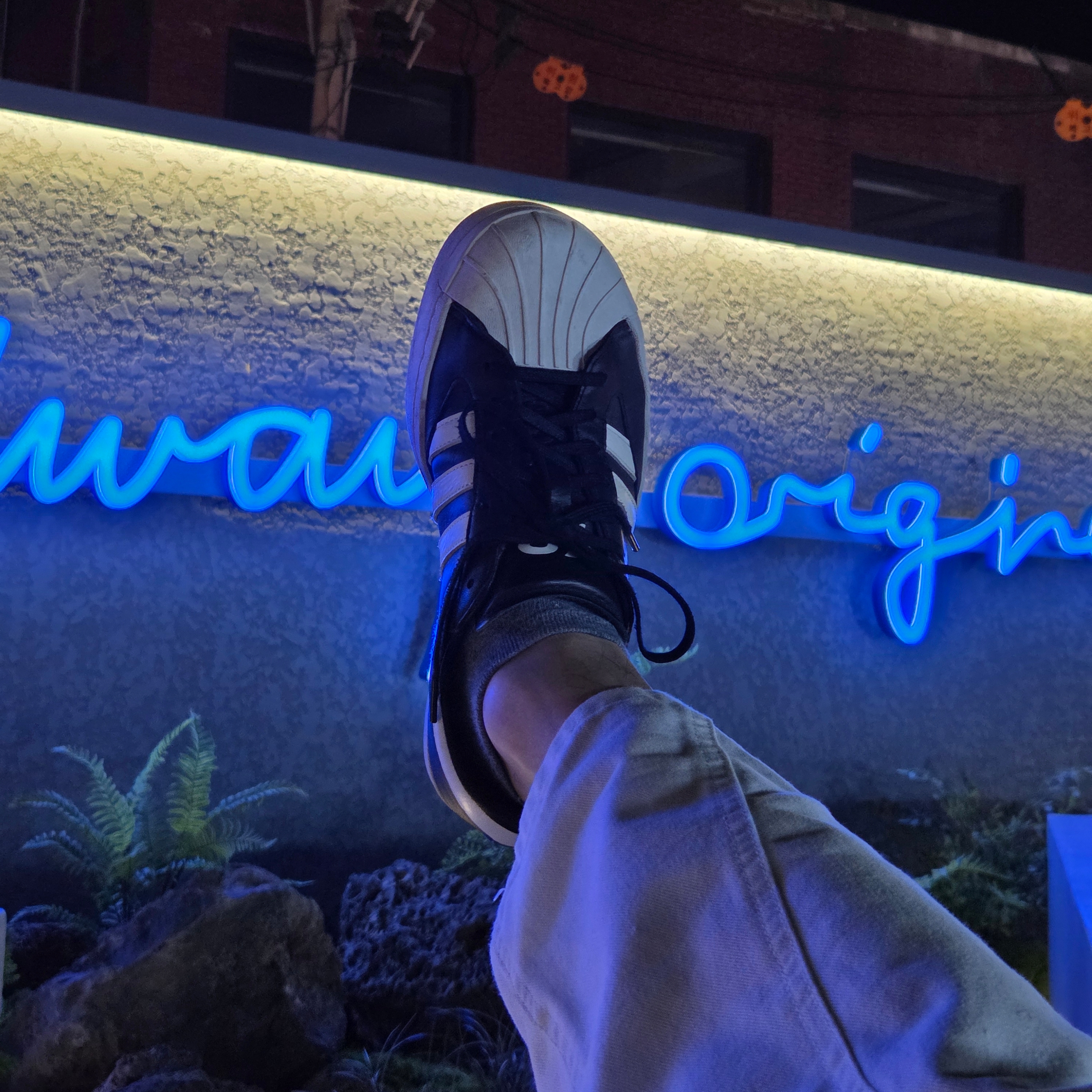 Y-3 Yohji Star Black White 착용 스타일