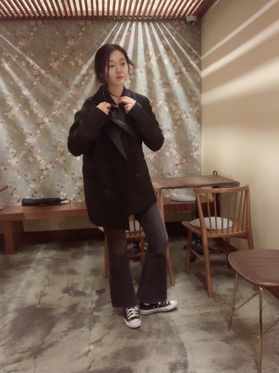 Converse Chuck Taylor All Star Hi Black 착용 스타일